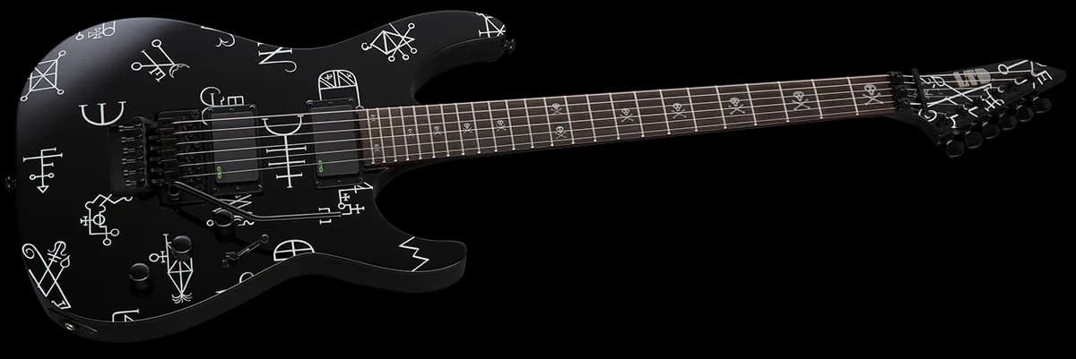 ESP LTD Kh Demonology BLACK W/ GRAPHIC — photo 3