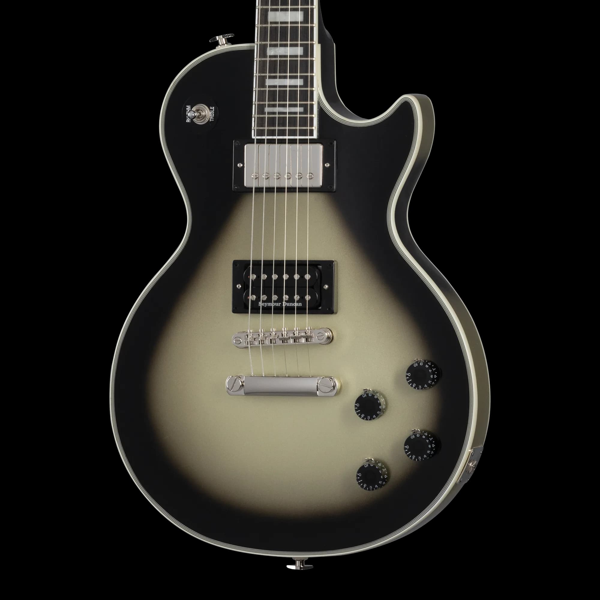Epiphone Adam Jones Les Paul Custom Art Collection: Julie Heffernan’s “Self Portrait as Not Dead Yet”, Antique Silverburst — photo 2