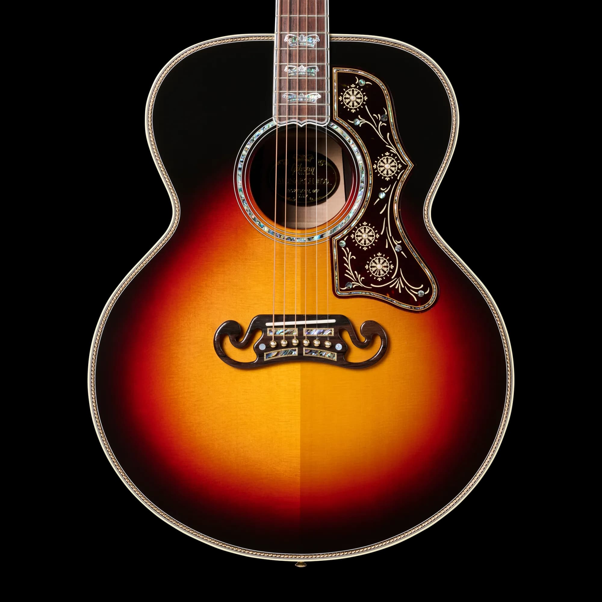 Gibson SJ-200 Monarch #100 Brazilian Rosewood, Tri Burst — photo 2