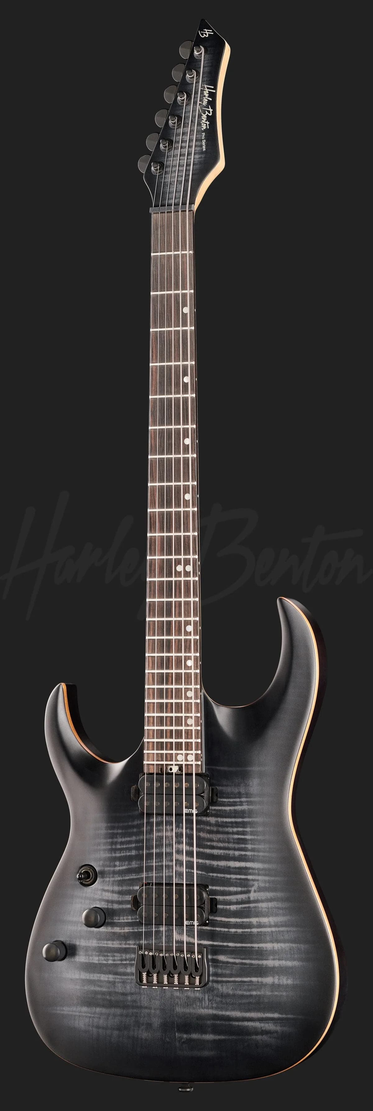 Harley Benton Amarok-BT LH BKNT Flame Burst — photo 2