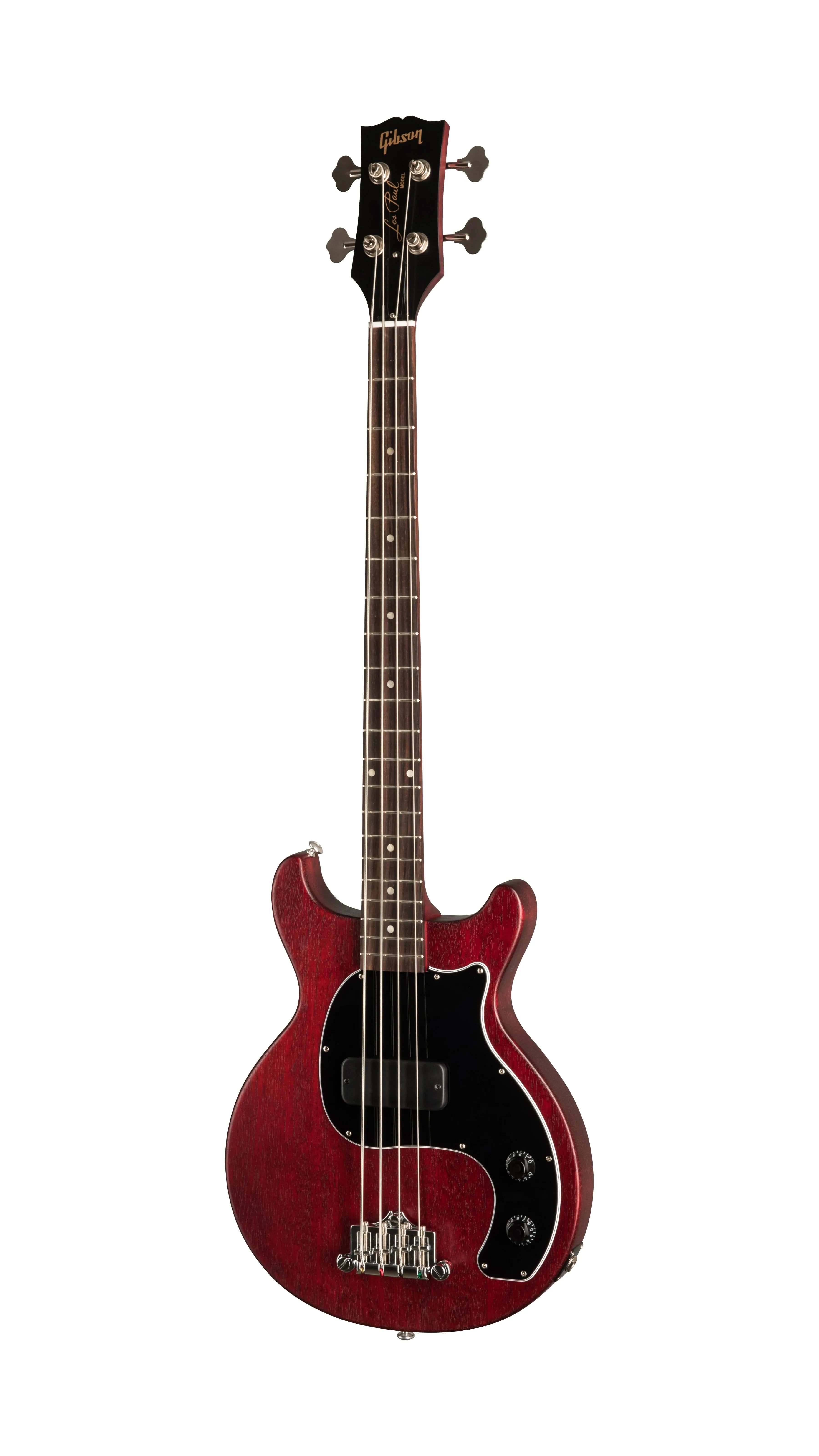 Gibson Les Paul Junior Tribute DC Bass, Worn Cherry
