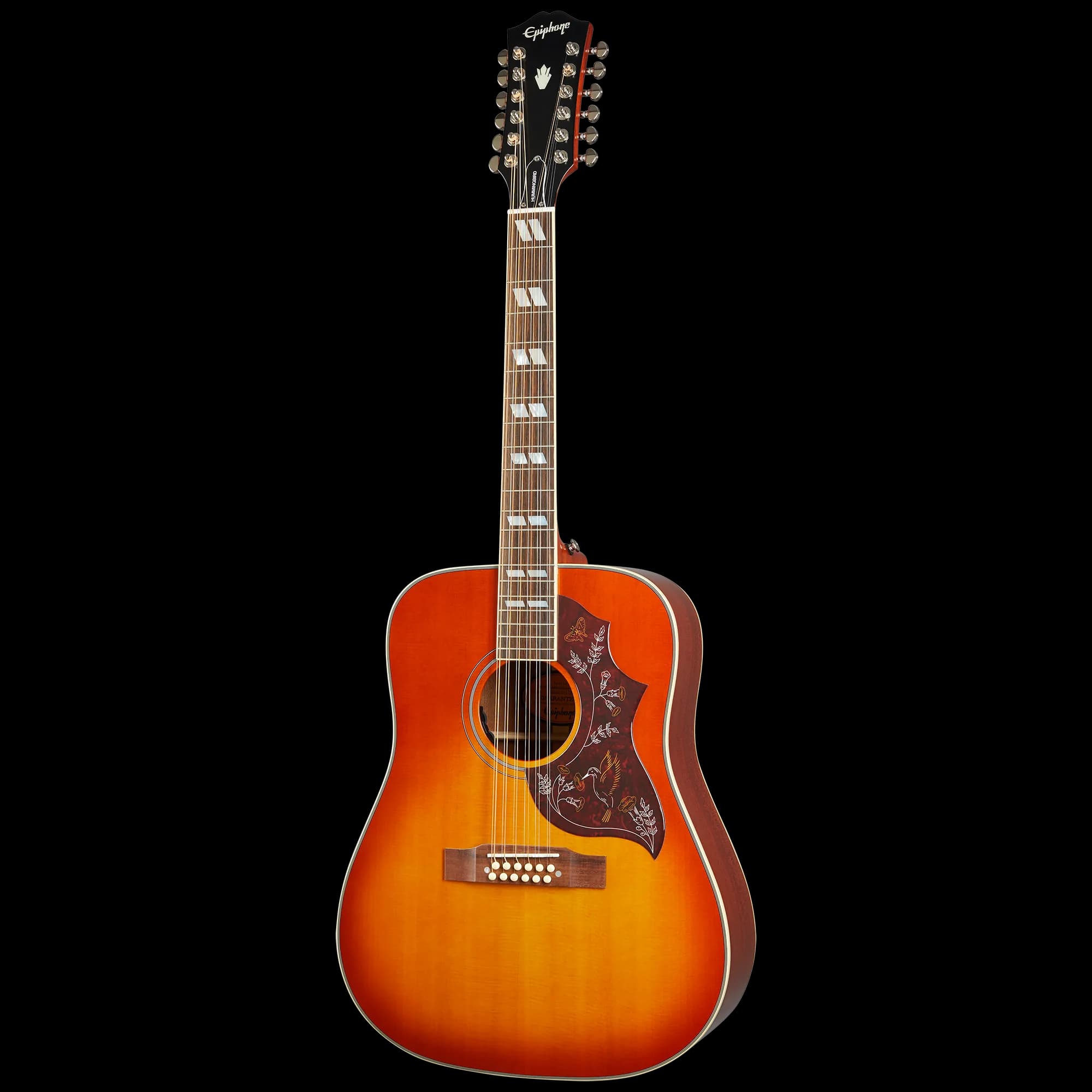 Epiphone Hummingbird 12-String, Aged Cherry Sunburst Gloss — photo 3