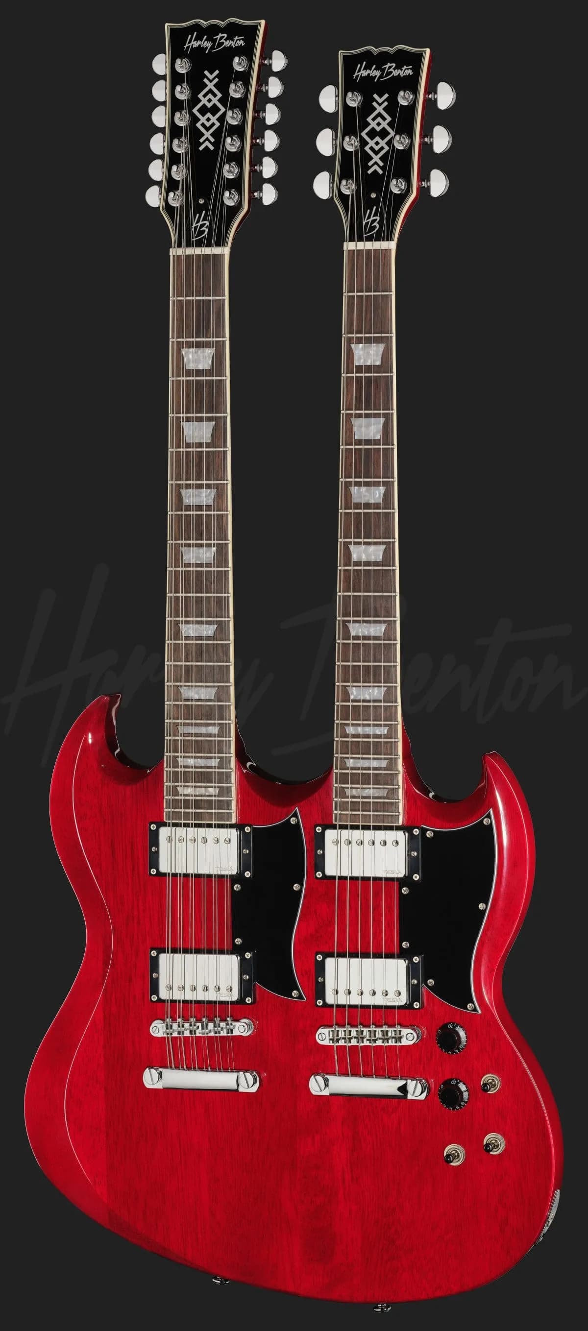 Harley Benton DC-Custom II 612 Cherry — photo 2