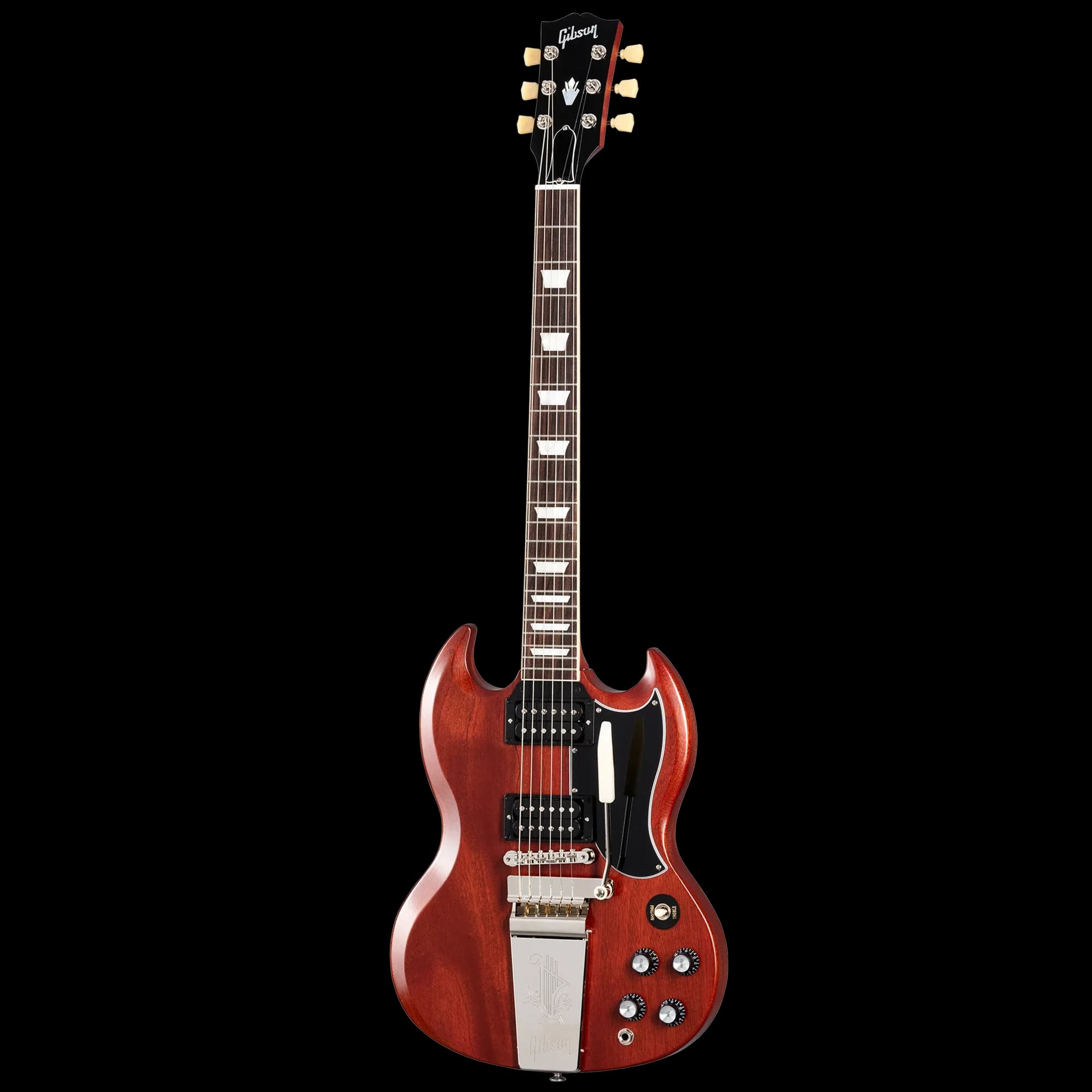 Gibson SG Standard '61 Faded Maestro Vibrola, Vintage Cherry — photo 2