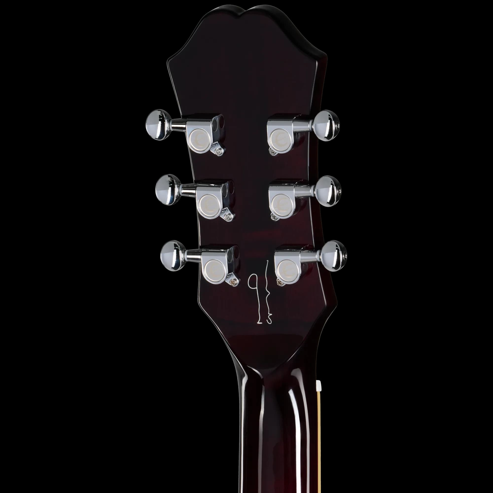 Epiphone Noel Gallagher Riviera, Left-Handed, Dark Wine Red — photo 6
