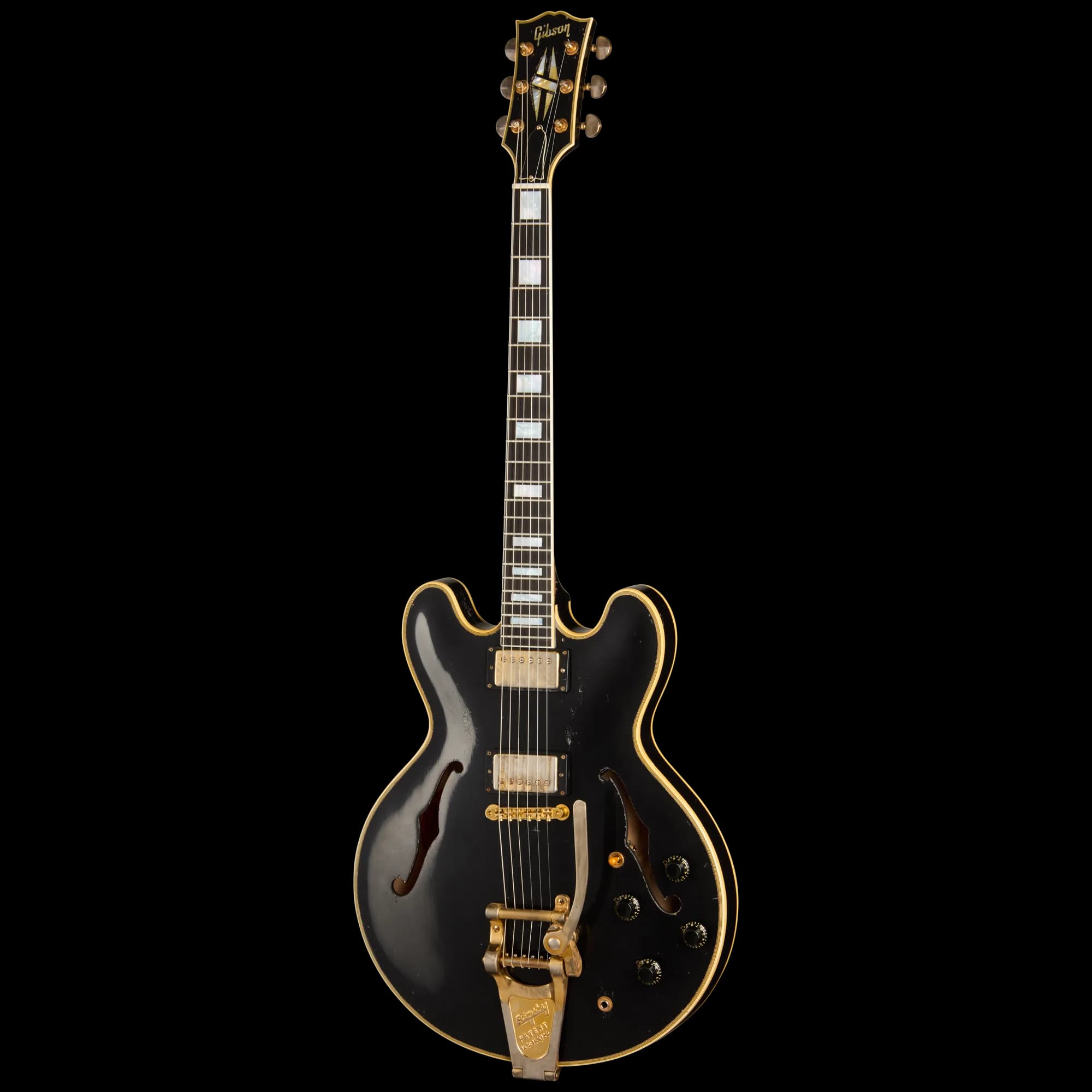 Gibson Keith Richards 1960 ES-355 Collector’s Edition, Signed Label, Ebony — photo 3
