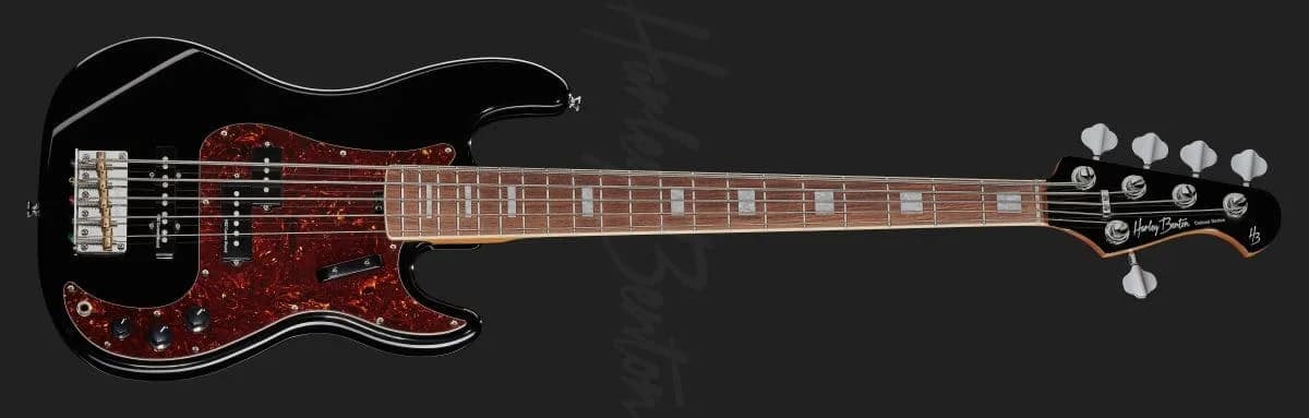 Harley Benton MV-5PJ Black — photo 2