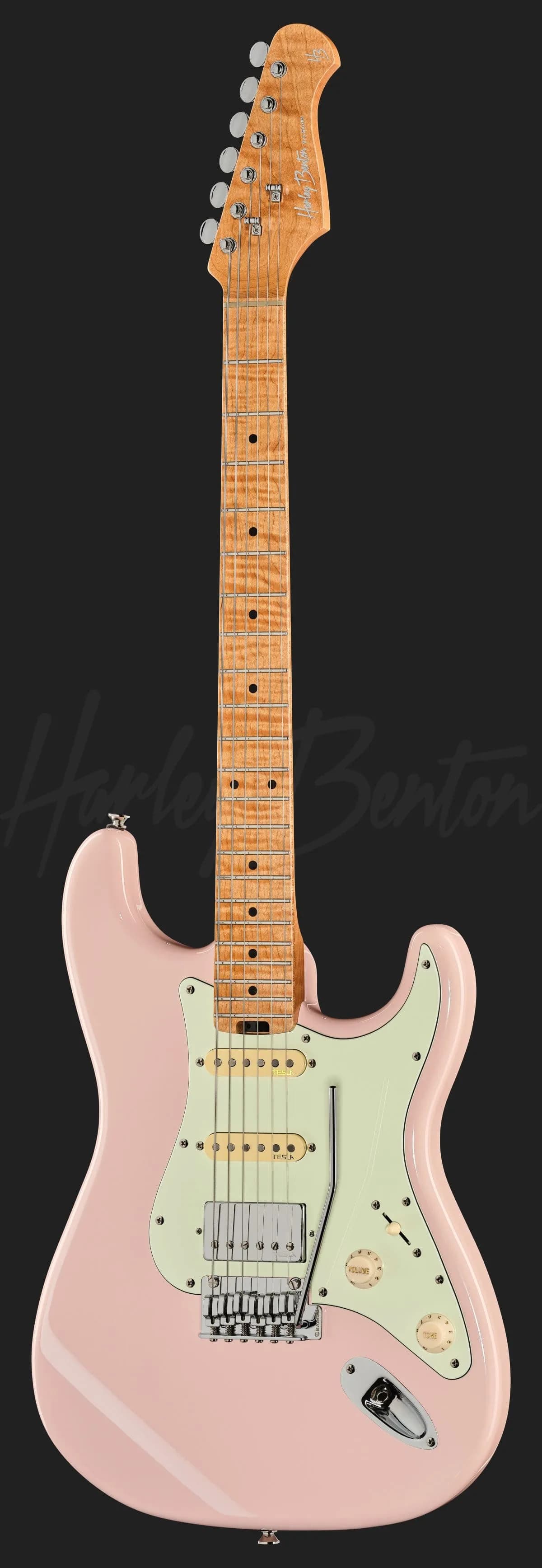 Harley Benton ST-Modern Plus MN HSS Shell Pink — photo 2