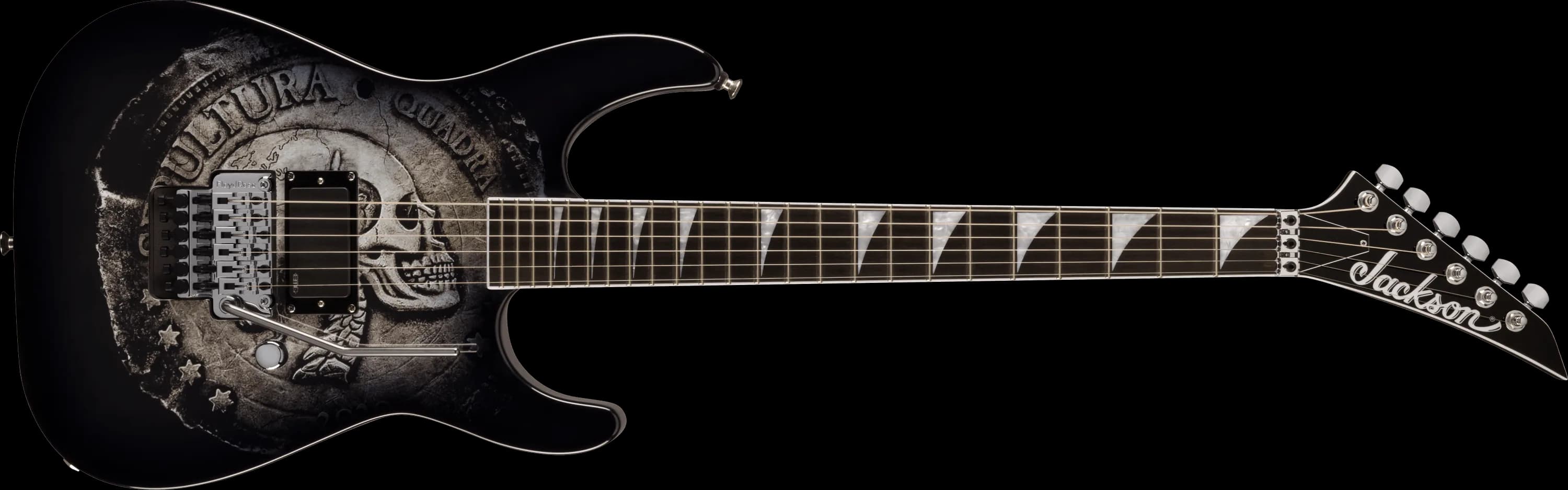 Jackson Pro Series Signature Andreas Kisser Soloist, Ebony Fingerboard, Quadra