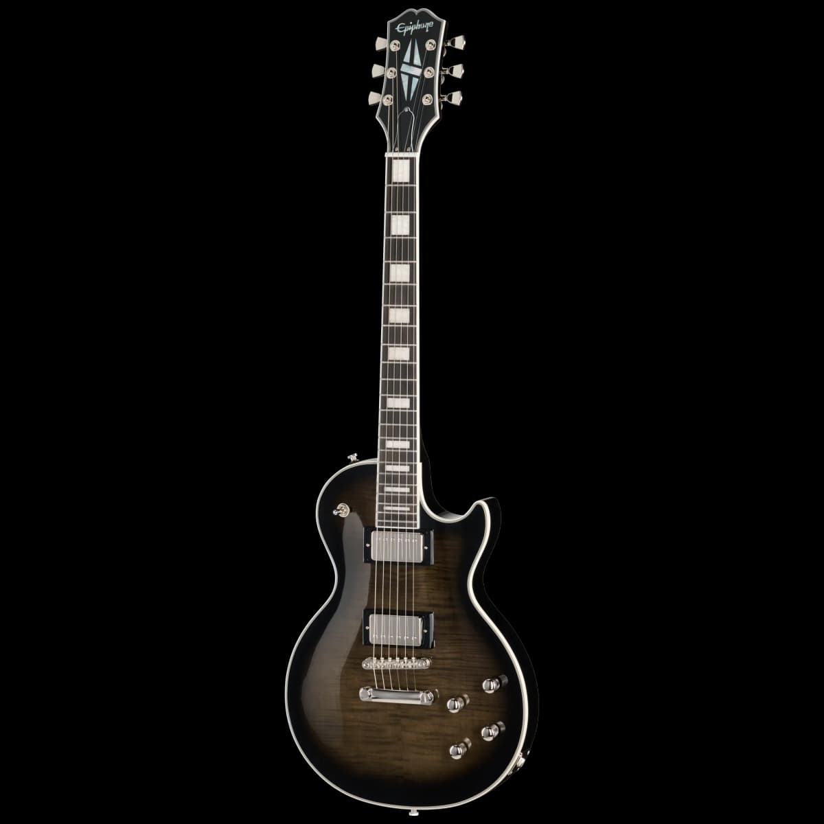 Epiphone Les Paul Custom Modern Figured, Translucent Ebony Burst, Exclusive — photo 3