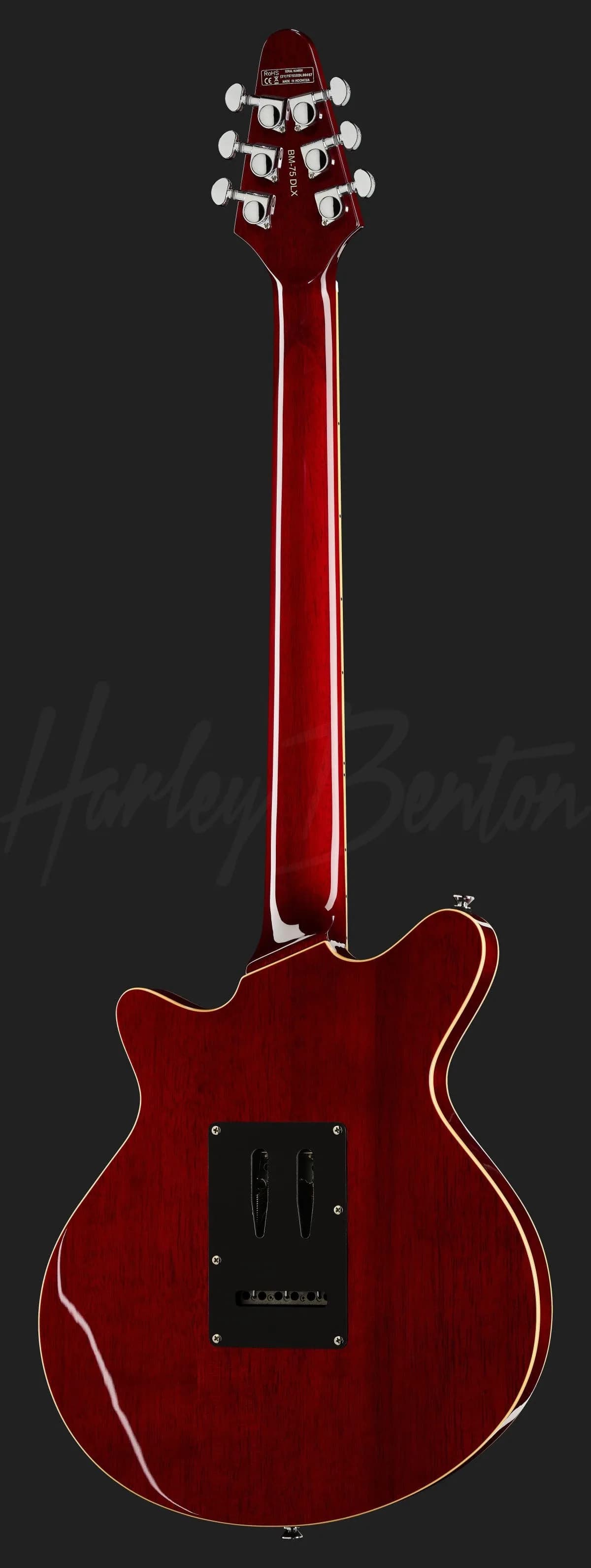 Harley Benton BM-75 Trans Red — photo 3