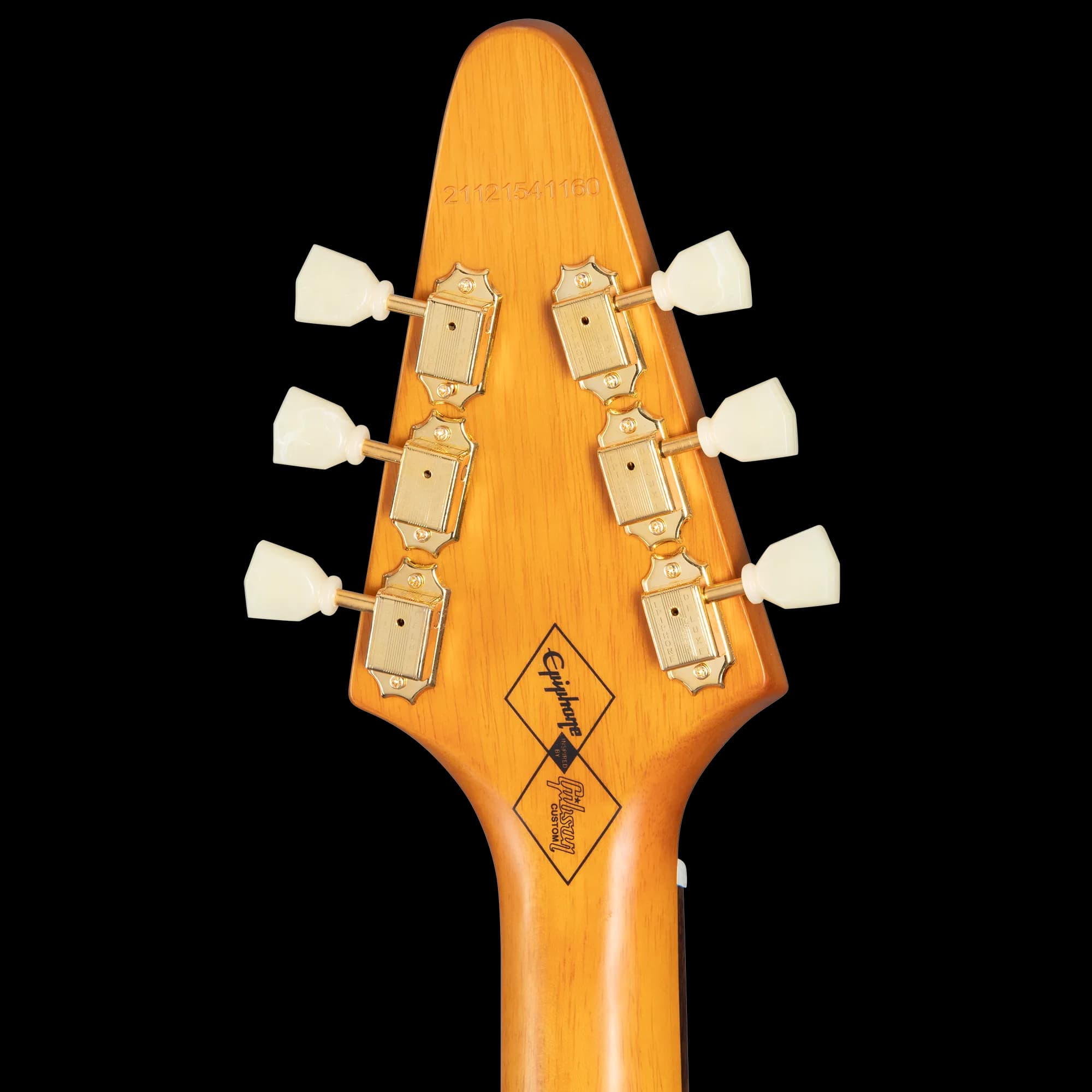 Epiphone IGC 1958 Korina Flying V, Aged Natural — photo 6