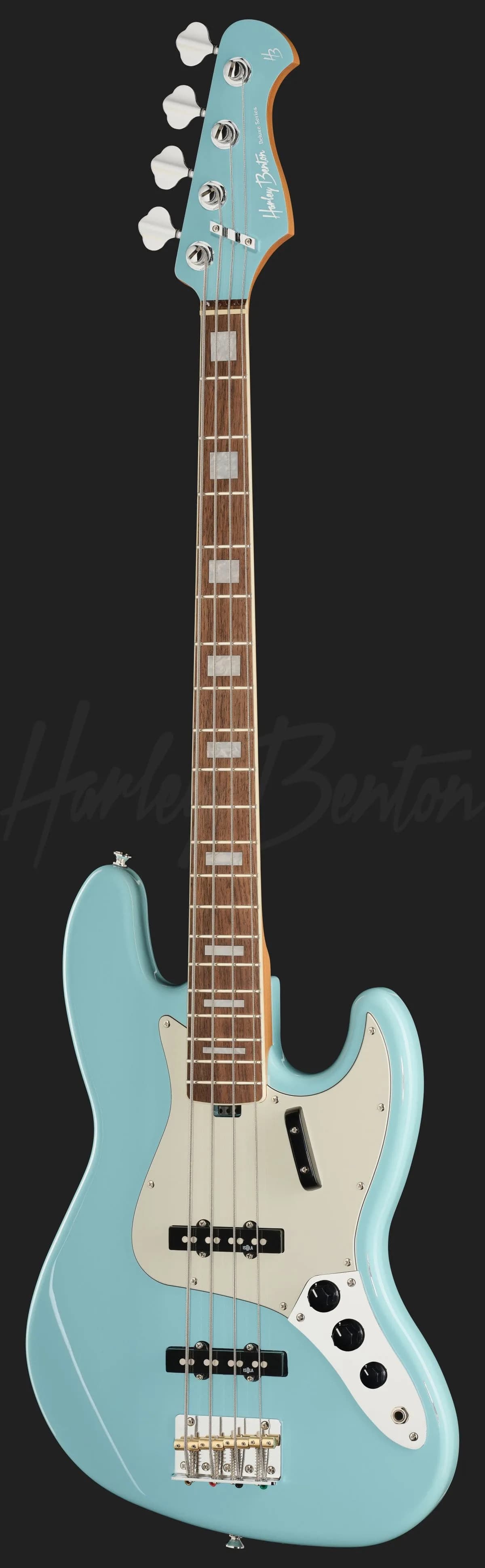 Harley Benton MV-4JB Daphne Blue — photo 2