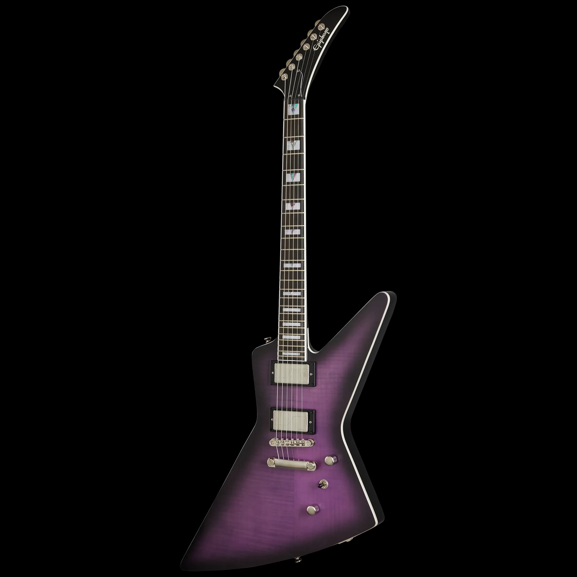 Epiphone Extura Prophecy, Purple Tiger Aged Gloss — photo 3