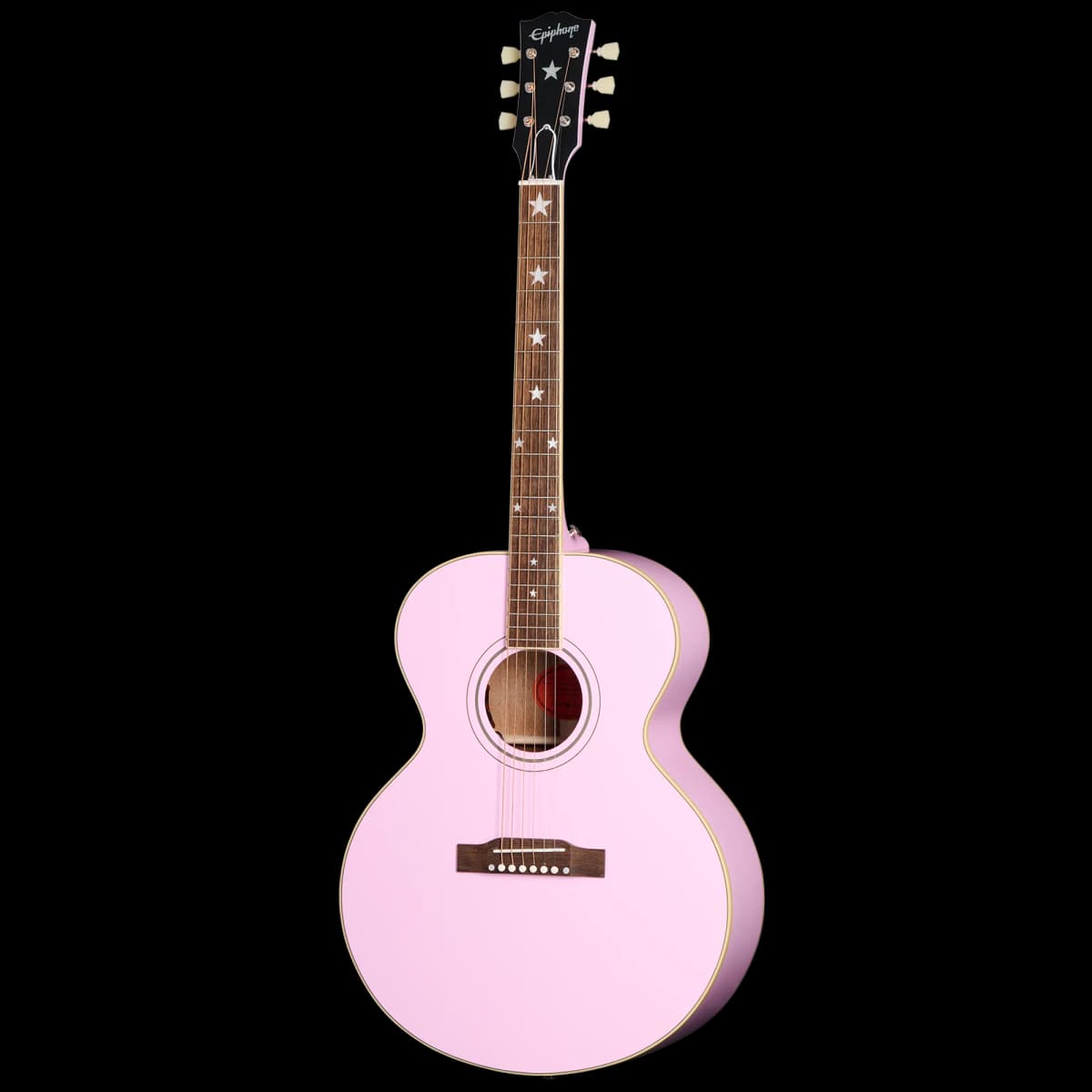Epiphone IGC J-180 LS, Pink — photo 3