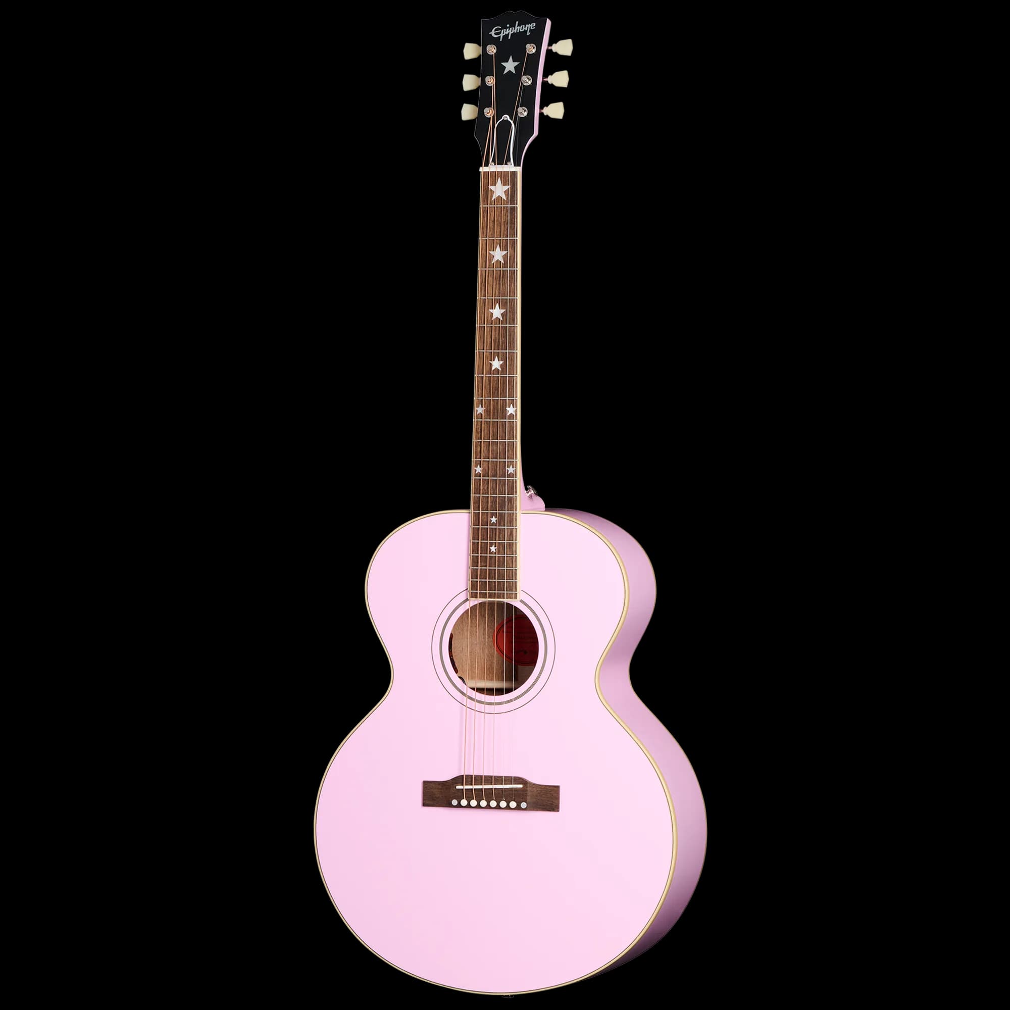 Epiphone IGC J-180 LS, Pink — photo 3
