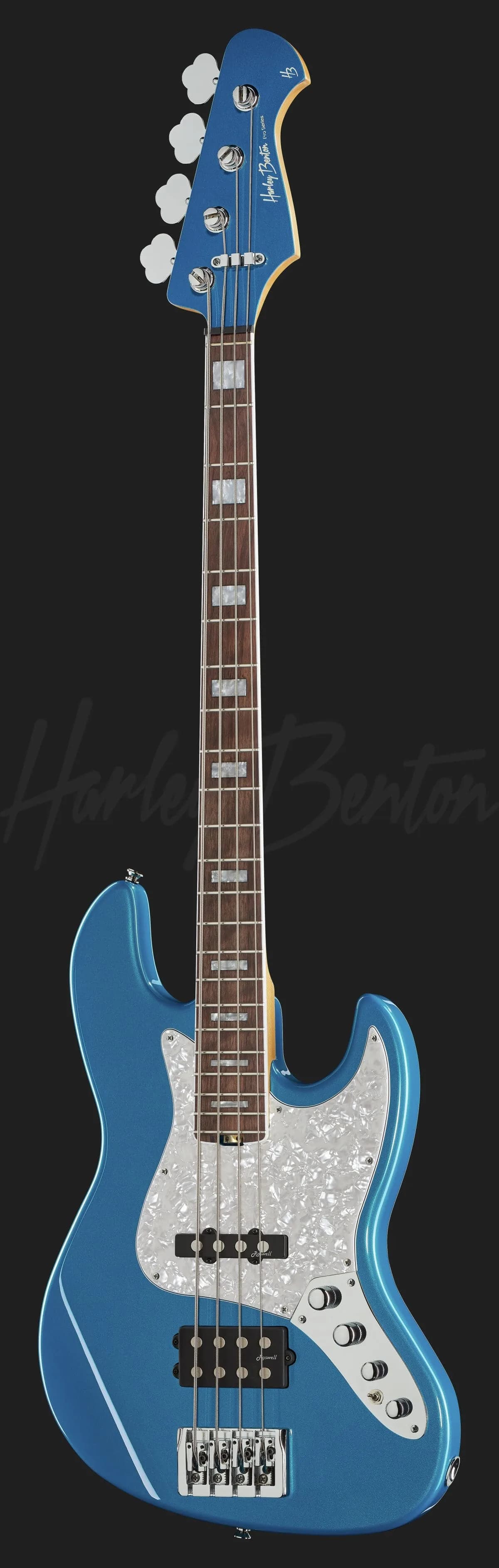 Harley Benton Enhanced MJ-4EB Lake Blue — photo 2