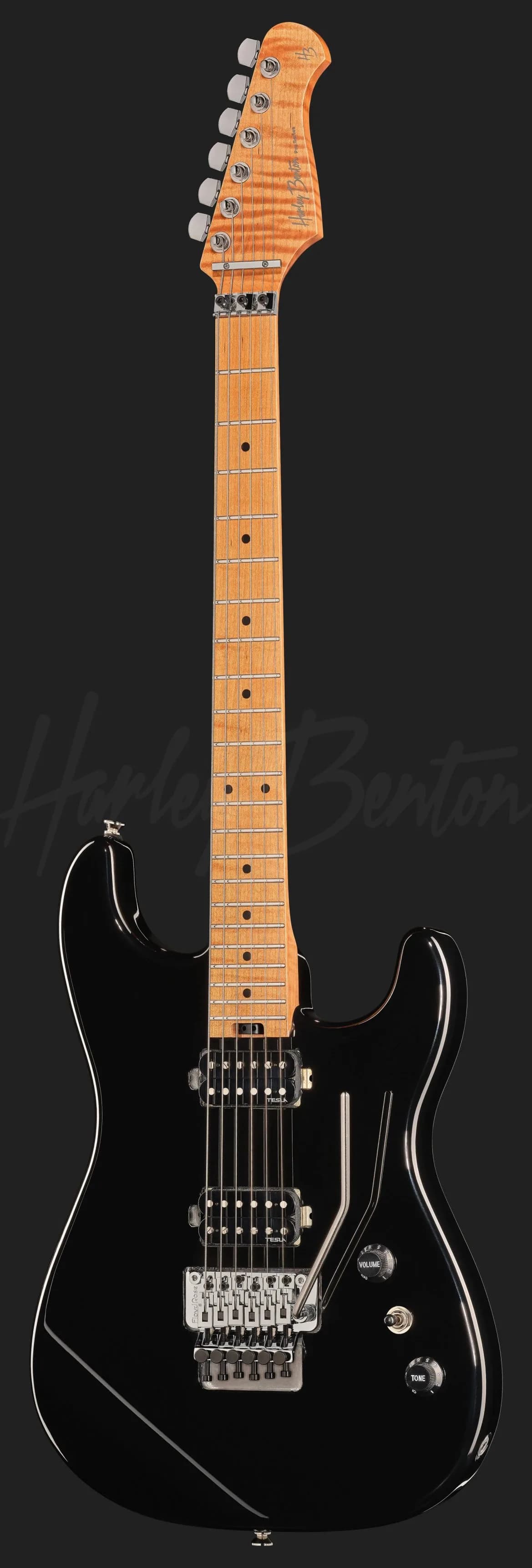 Harley Benton ST-80FR MN HH Black — photo 2