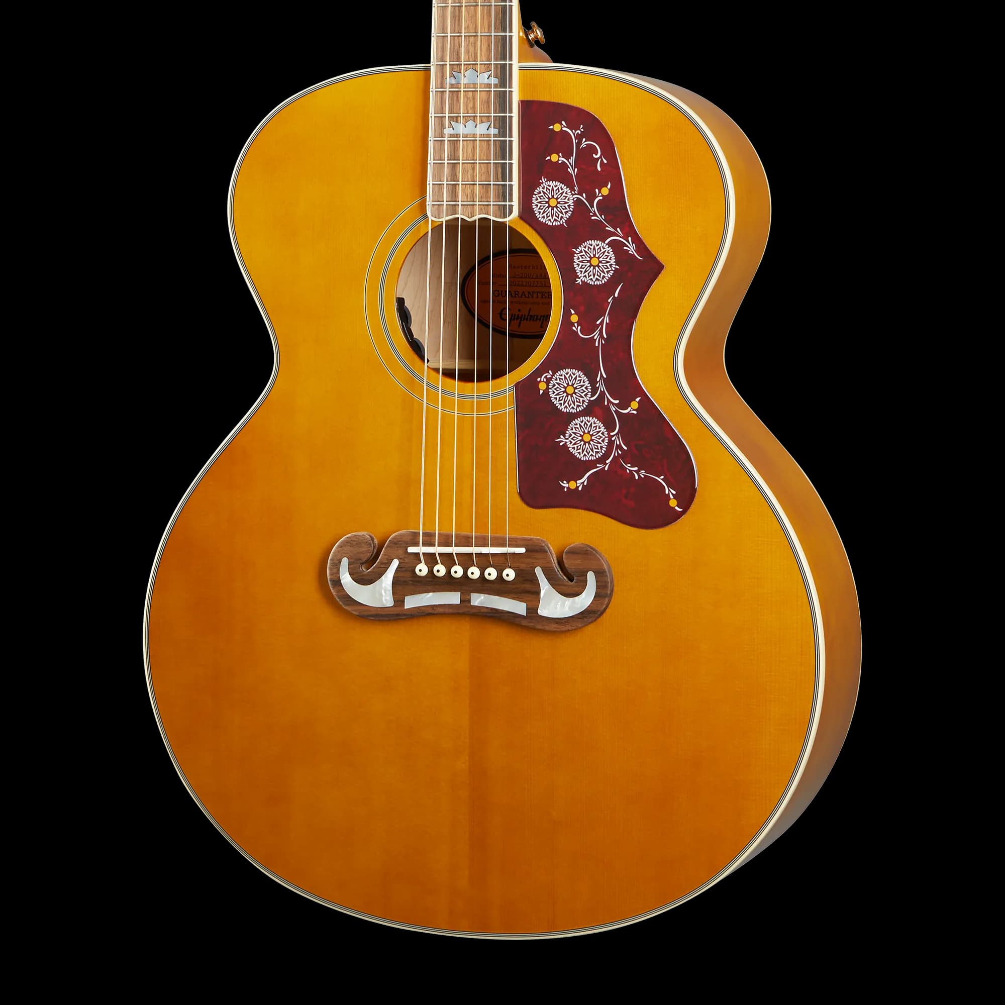 Epiphone J-200, Aged Antique Natural Gloss
