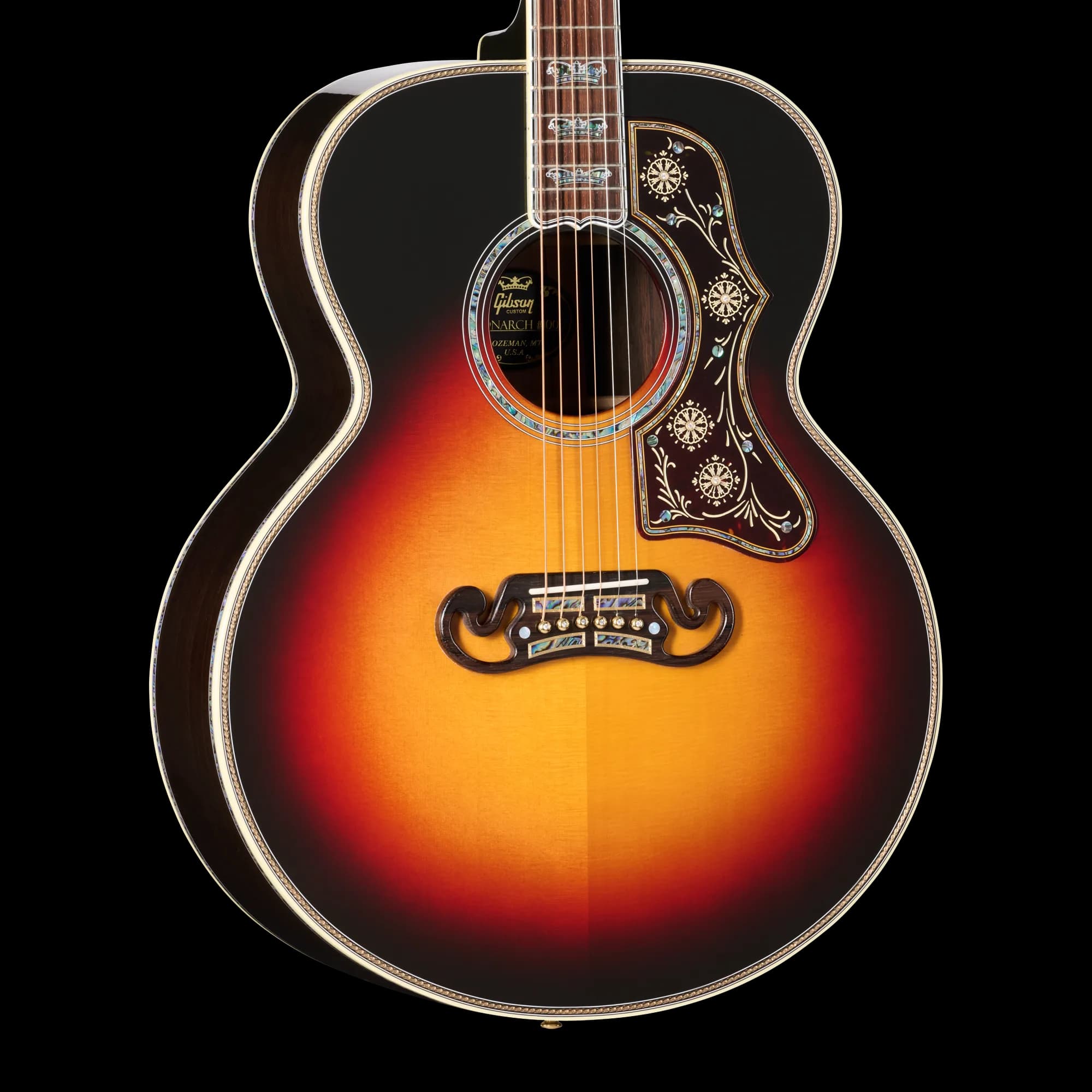 Gibson SJ-200 Monarch #100 Brazilian Rosewood, Tri Burst — photo 3