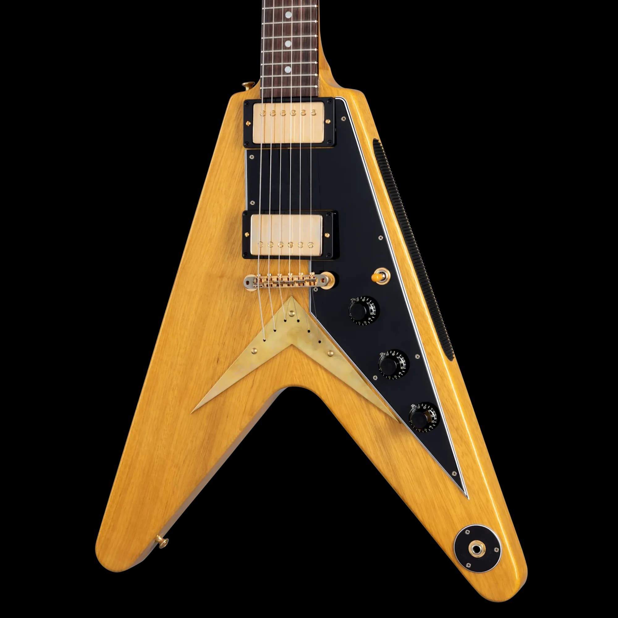 Gibson 1958 Korina Flying V Reissue, VOS, Natural