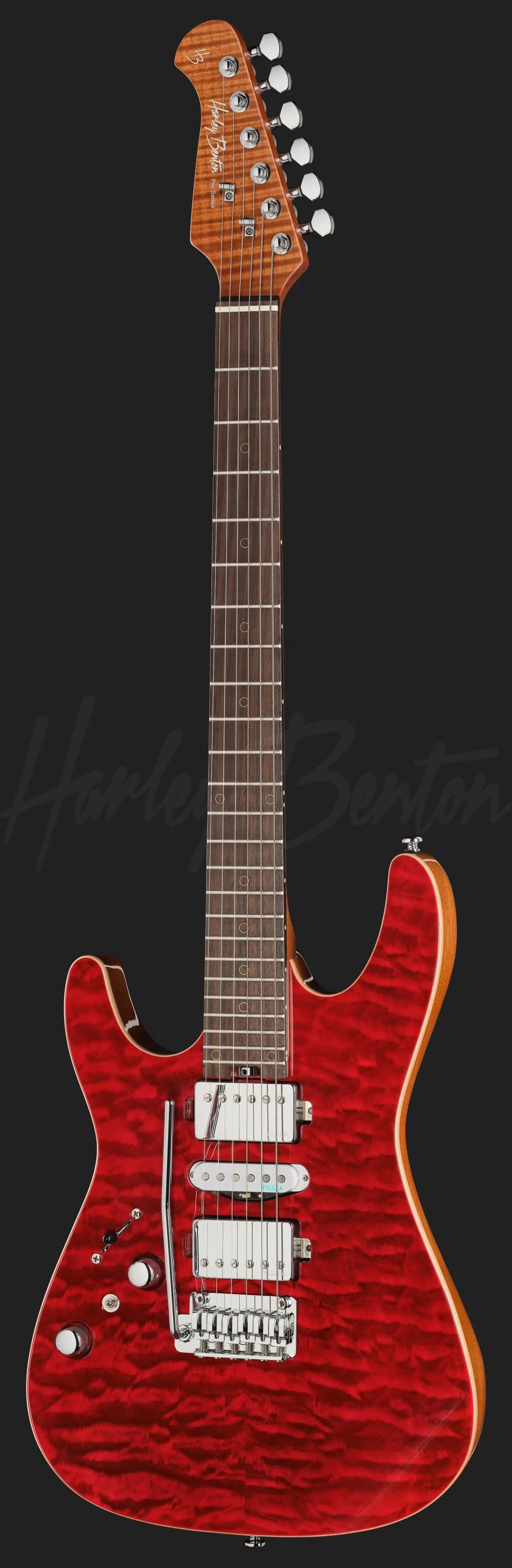 Harley Benton Fusion-IV HSH LH RW QRG — photo 2