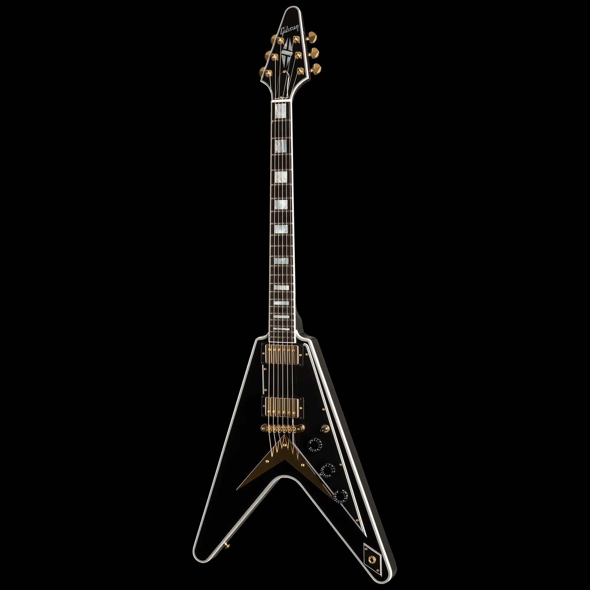 Gibson Flying V Custom, Ebony, Gloss — photo 3