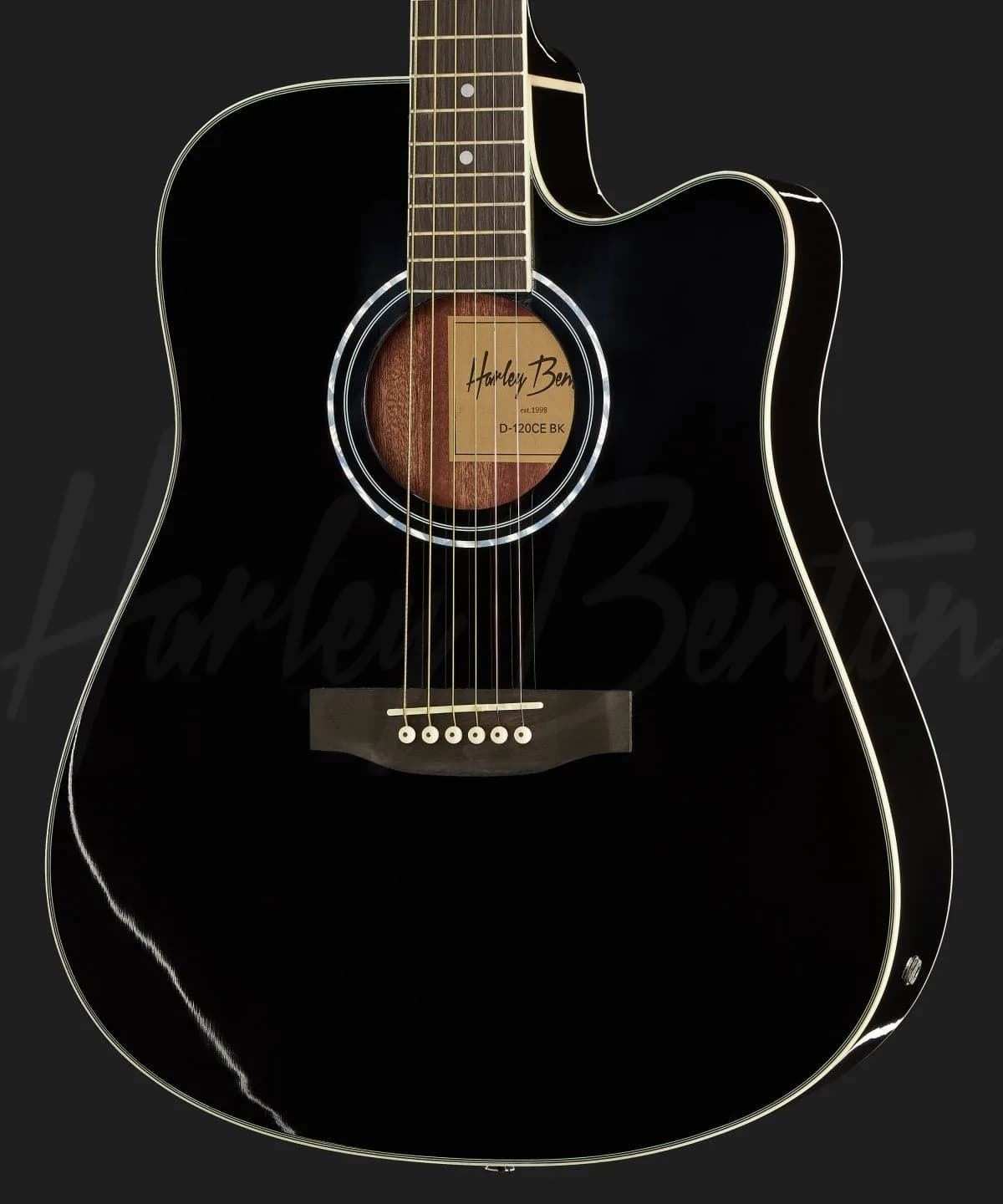 Harley Benton D-120CE BK — photo 4