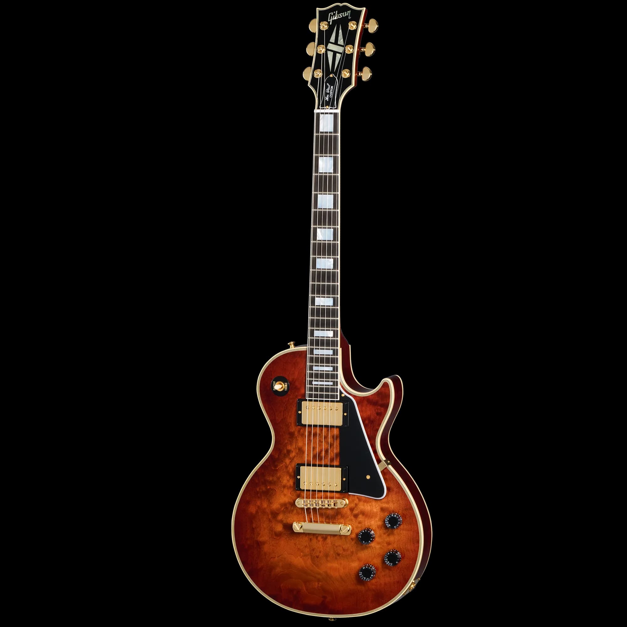 Gibson Les Paul Custom 1-Piece 5A Quilt Maple Top, Orange Twilight Fade, Exclusive — photo 3