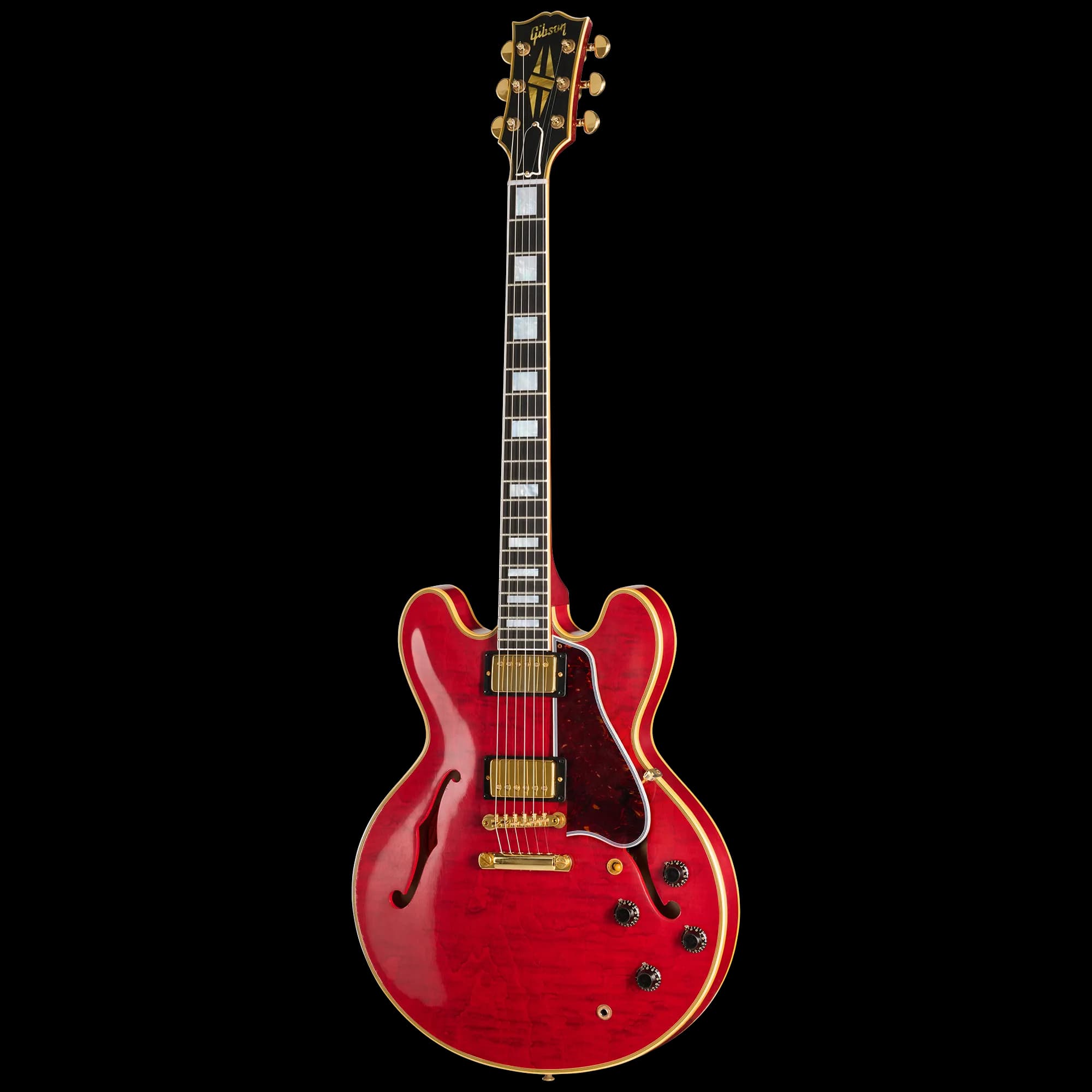 Gibson LE 1960 ES-355 Reissue with Figured Maple, Light Aged, Sixties Cherry — photo 3