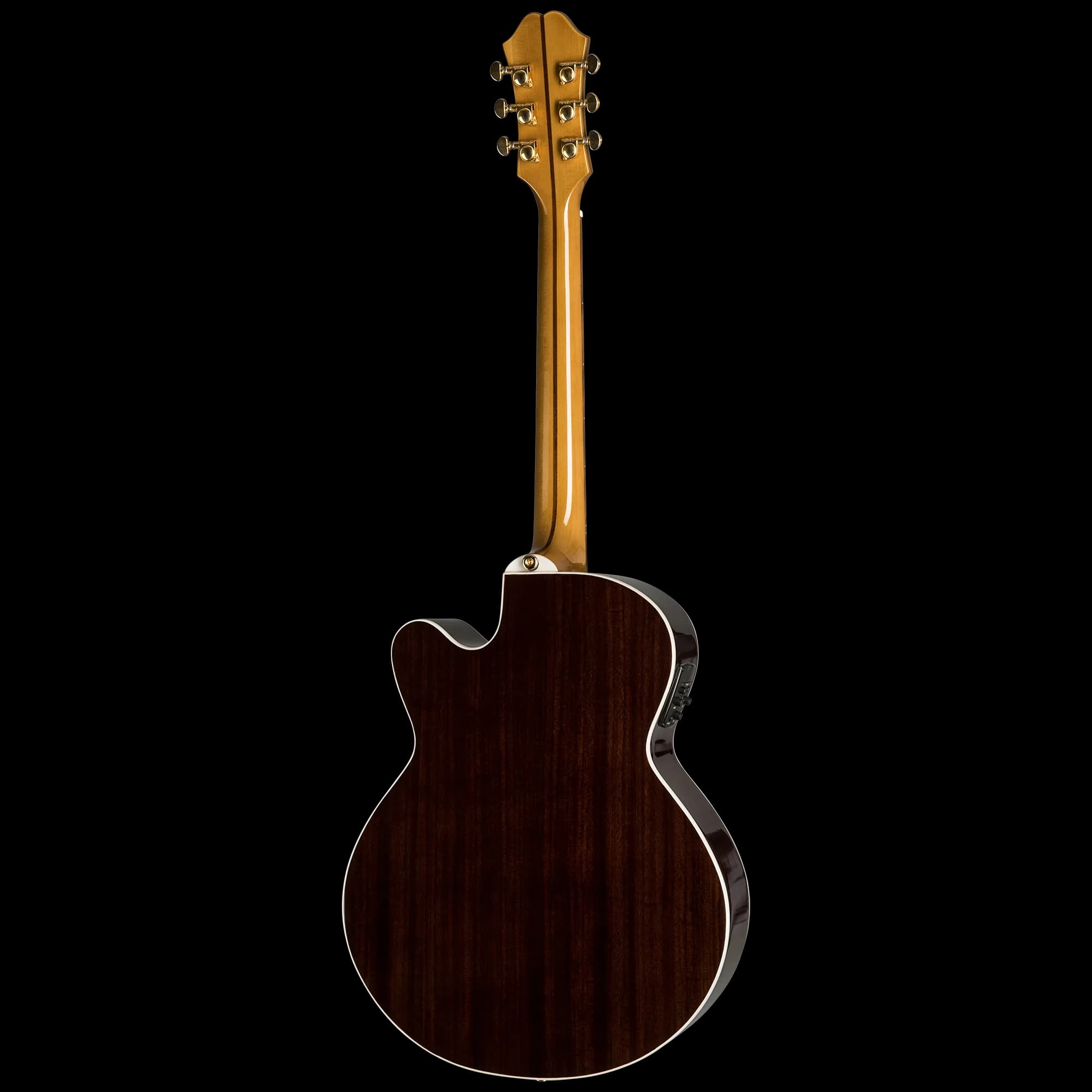 Epiphone J-200 Studio Parlor EC, Vintage Sunburst — photo 4