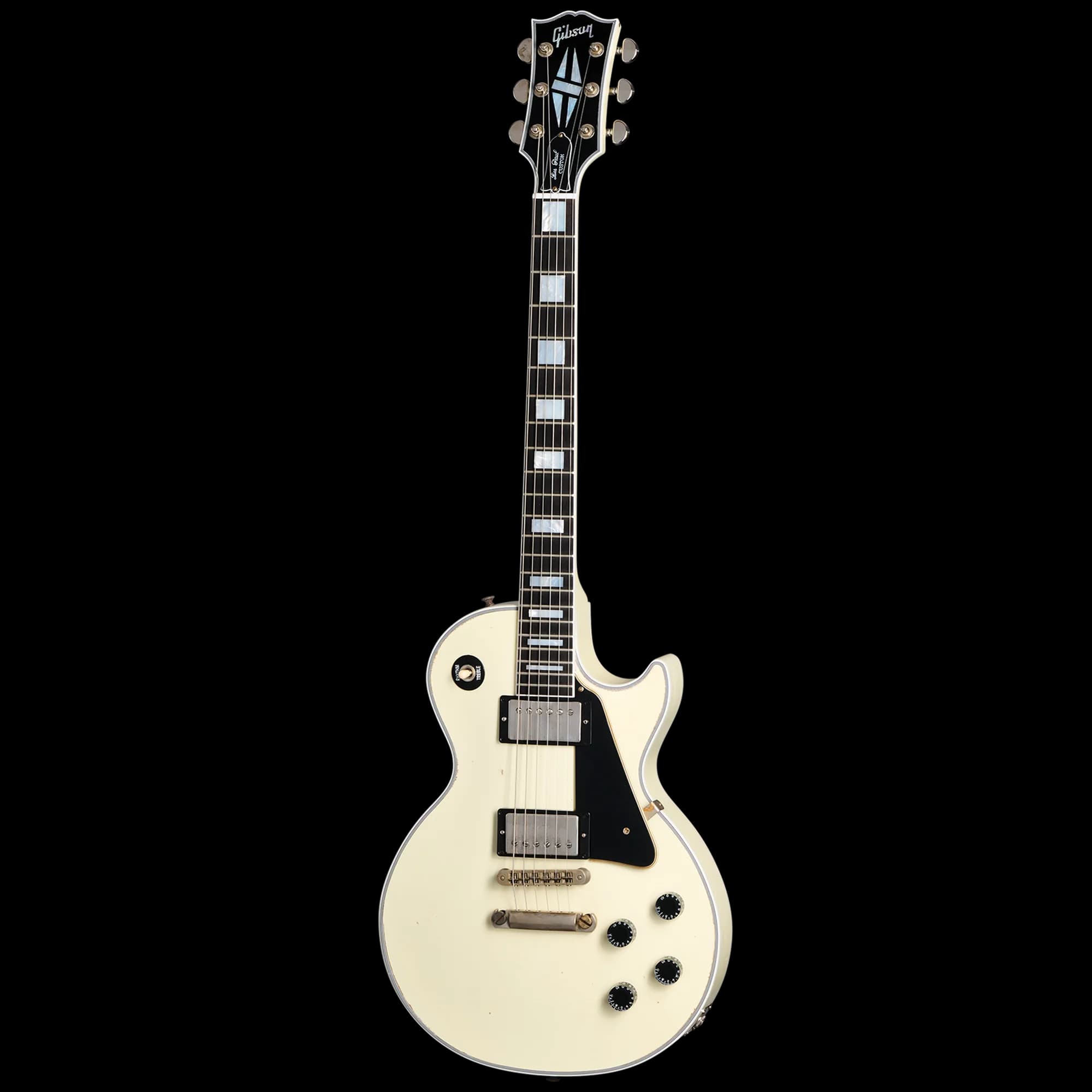 Gibson Les Paul Custom, Heavy Aged, Classic White — photo 3