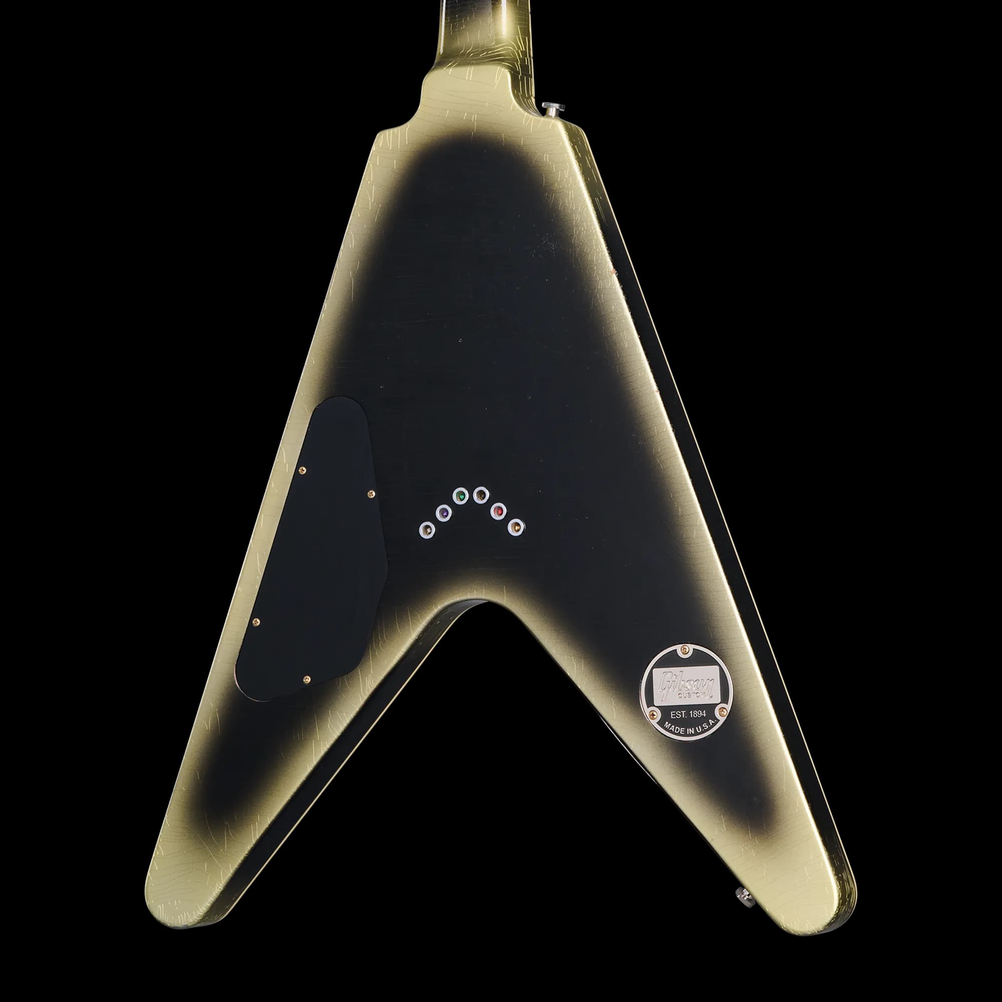 Gibson Adam Jones Flying V Collector's Edition, Reverse Antique Silverburst — photo 2