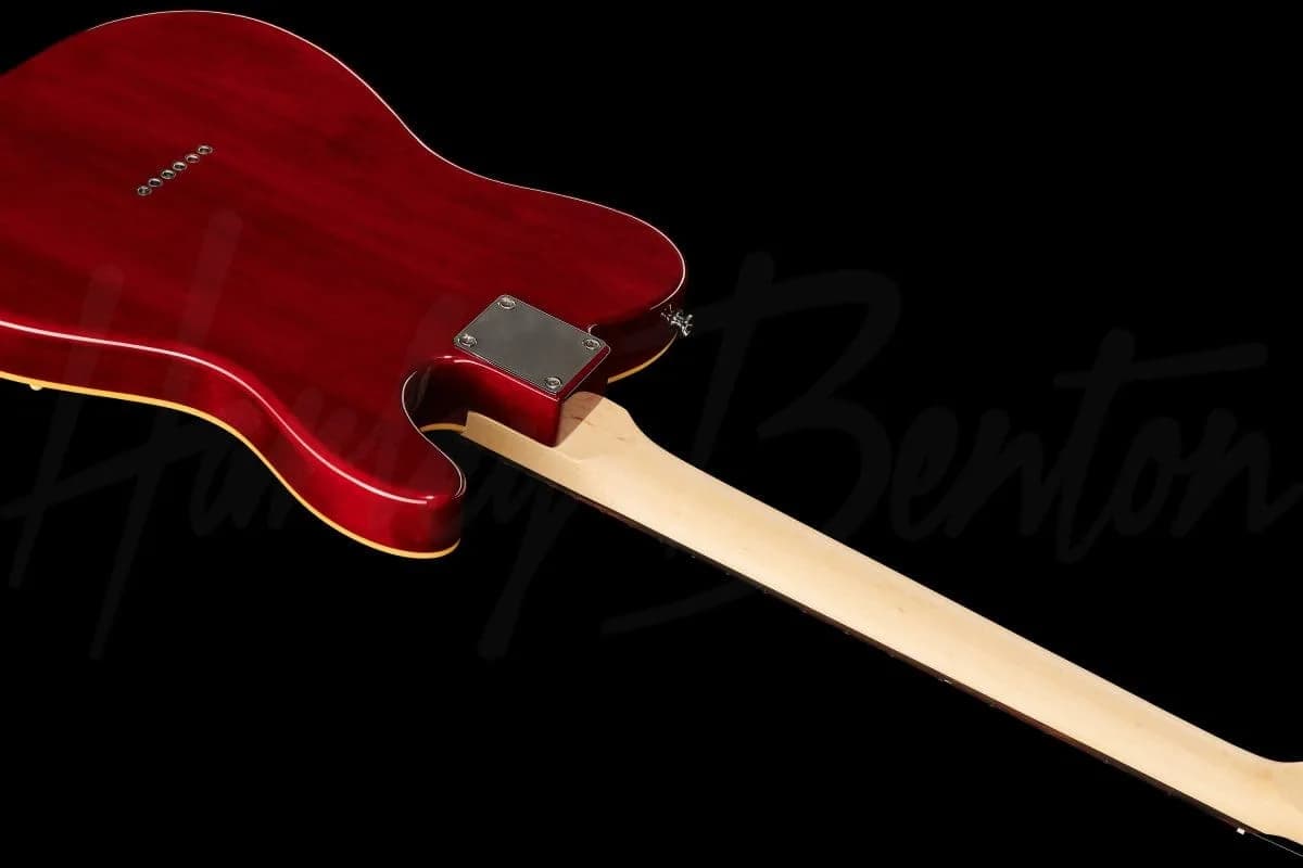 Harley Benton TE-90QM LH Trans Red — photo 8