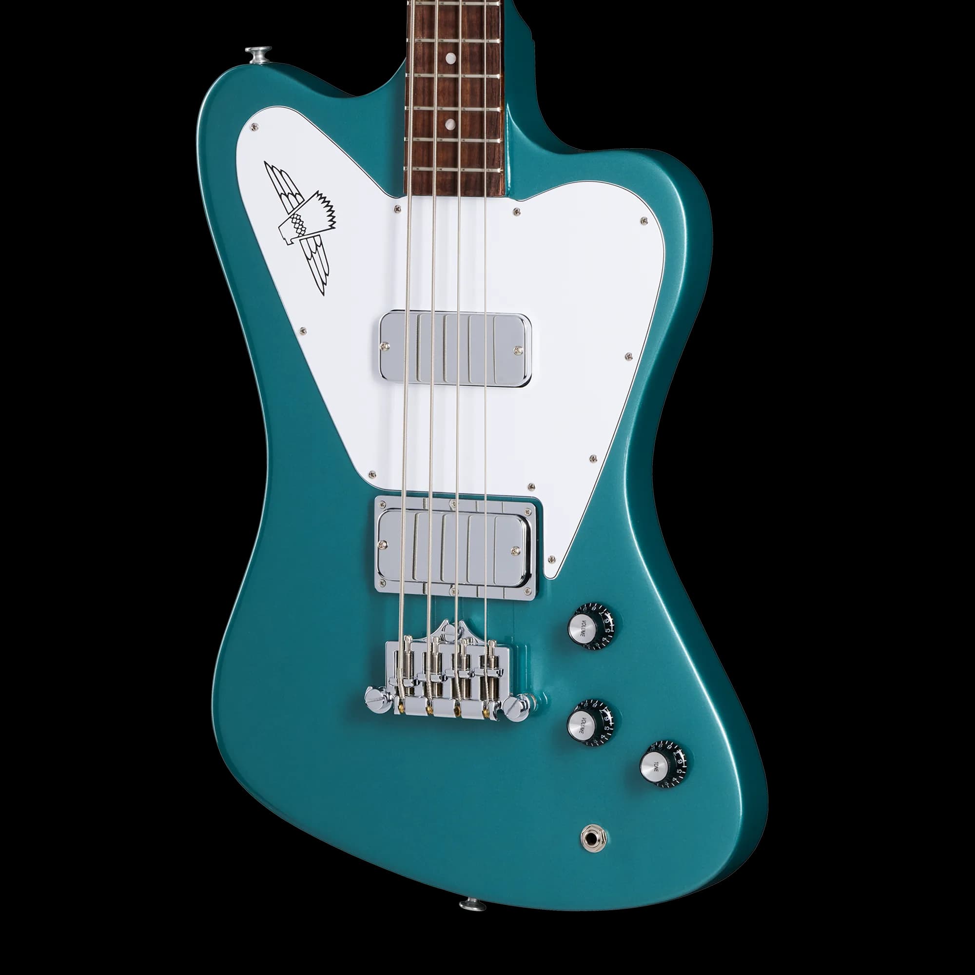 Gibson Non-Reverse Thunderbird, Faded Pelham Blue, Exclusive