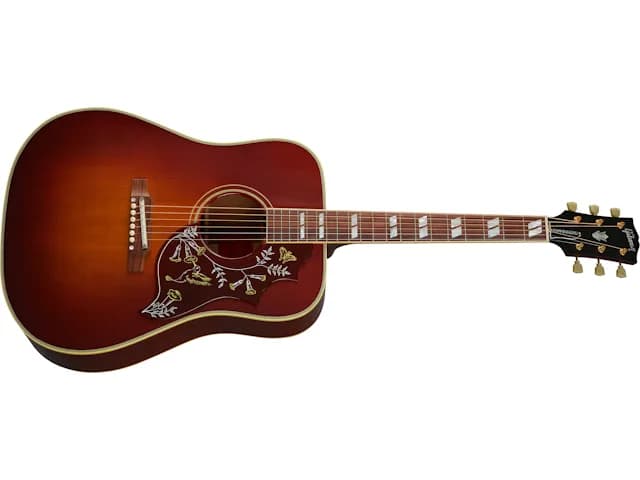Gibson 1960 Hummingbird, Adj Saddle, Heritage Cherry Sunburst — photo 7