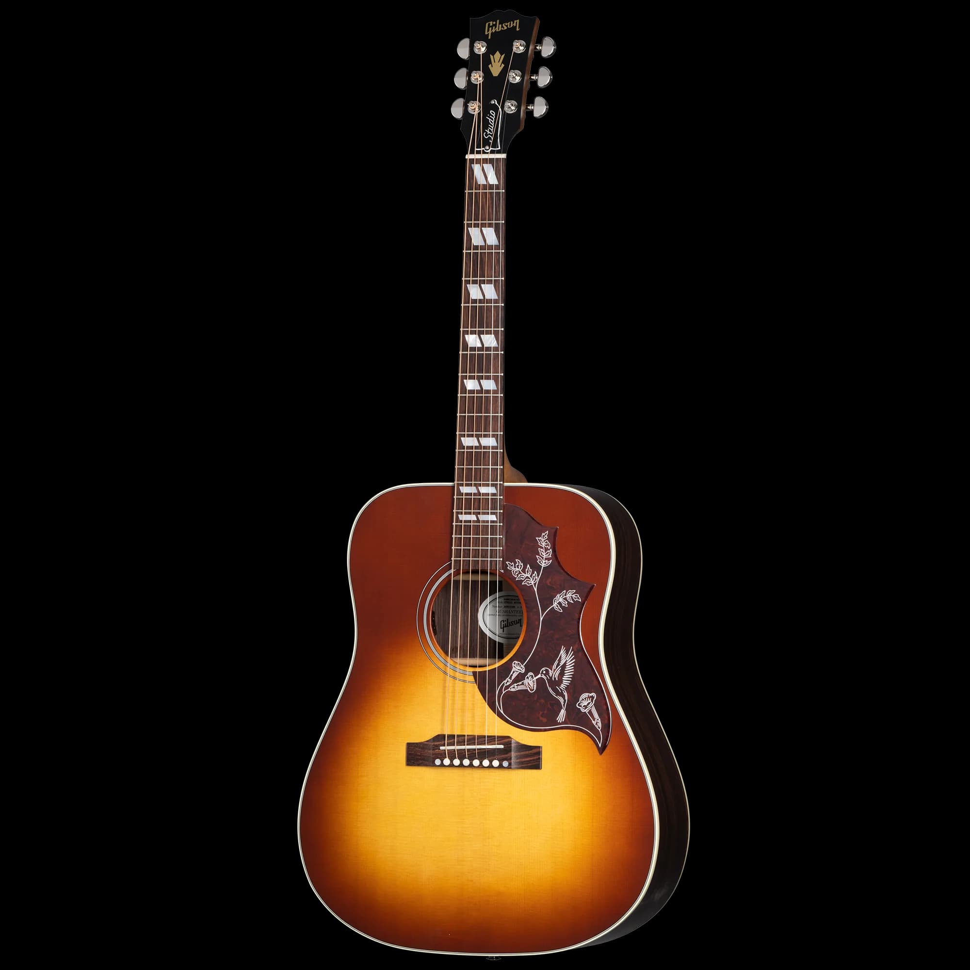 Gibson Hummingbird Studio Rosewood, Left-Handed, Satin Rosewood Burst — photo 2