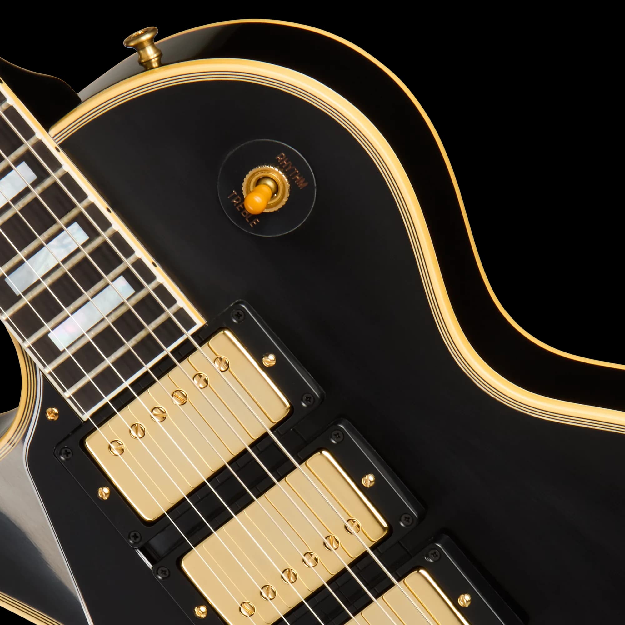 Gibson 1957 Les Paul Custom Reissue 3-Pickup, Left-Handed, Ebony — photo 7