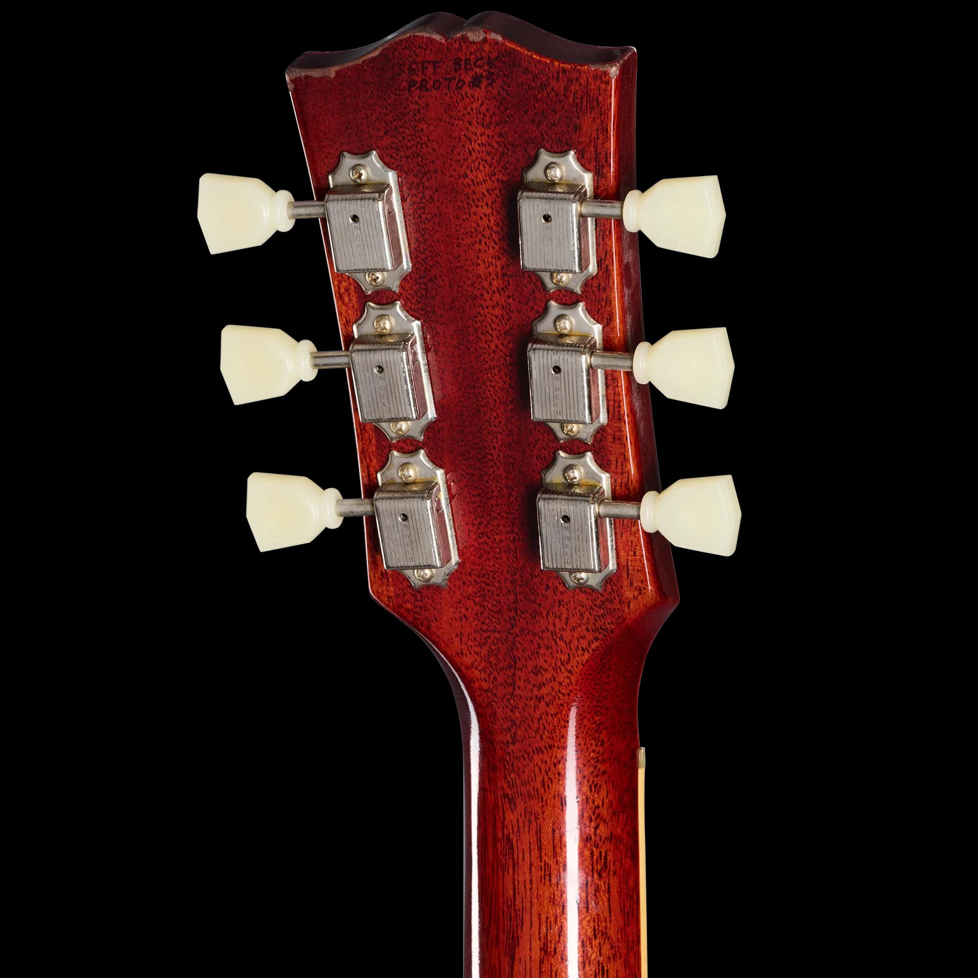 Gibson Jeff Beck “YardBurst” 1959 Les Paul Standard, Dark Cherry Sunburst — photo 6