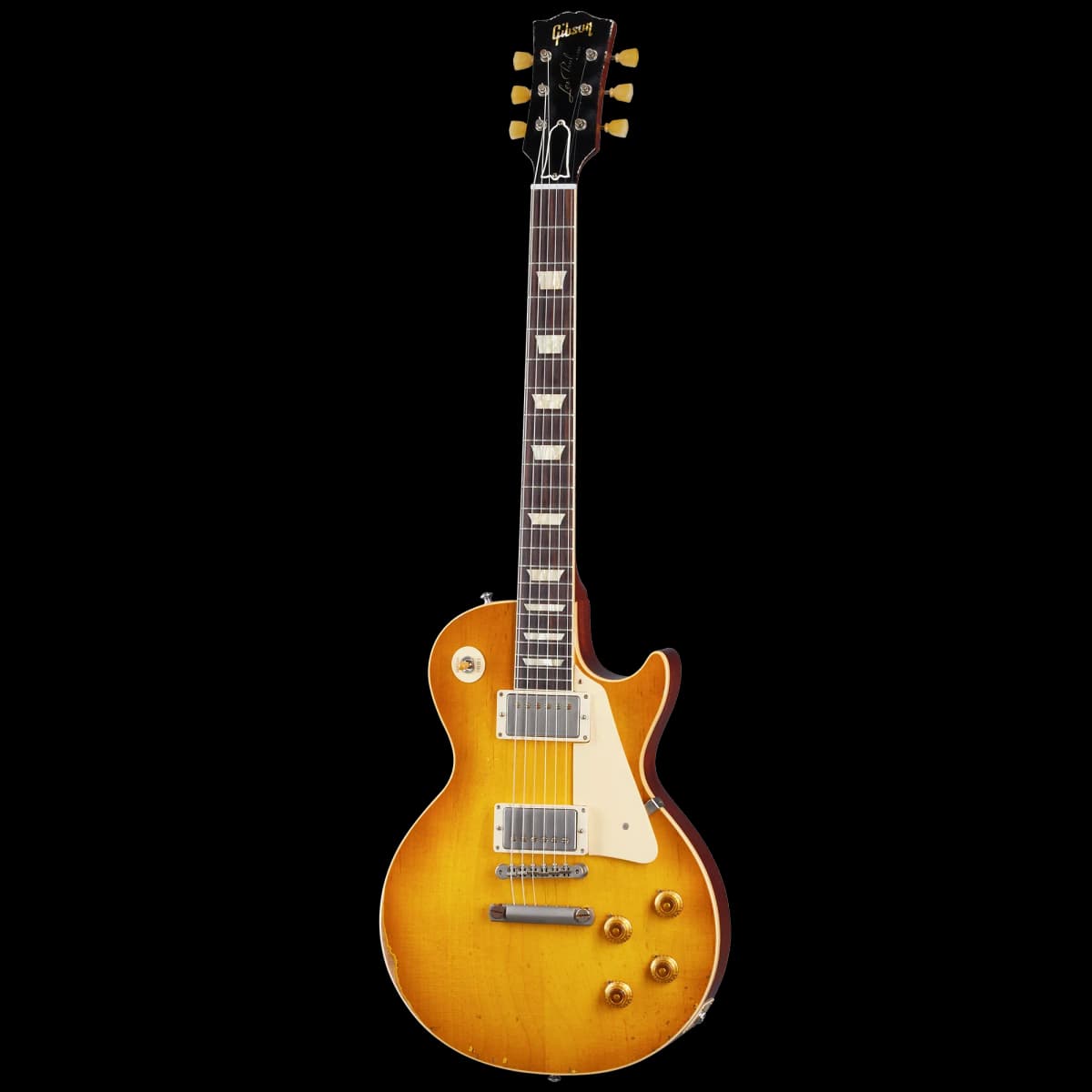 Gibson 1958 Les Paul Standard Reissue, Heavy Aged, Lemon Burst — photo 2