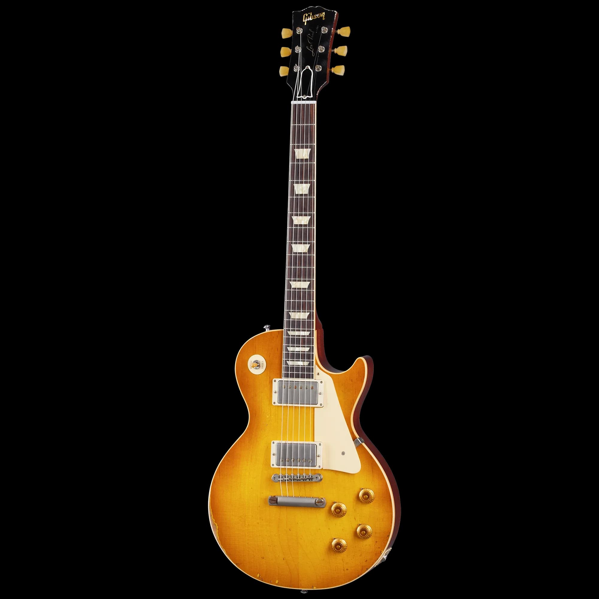 Gibson 1958 Les Paul Standard Reissue, Heavy Aged, Lemon Burst — photo 2