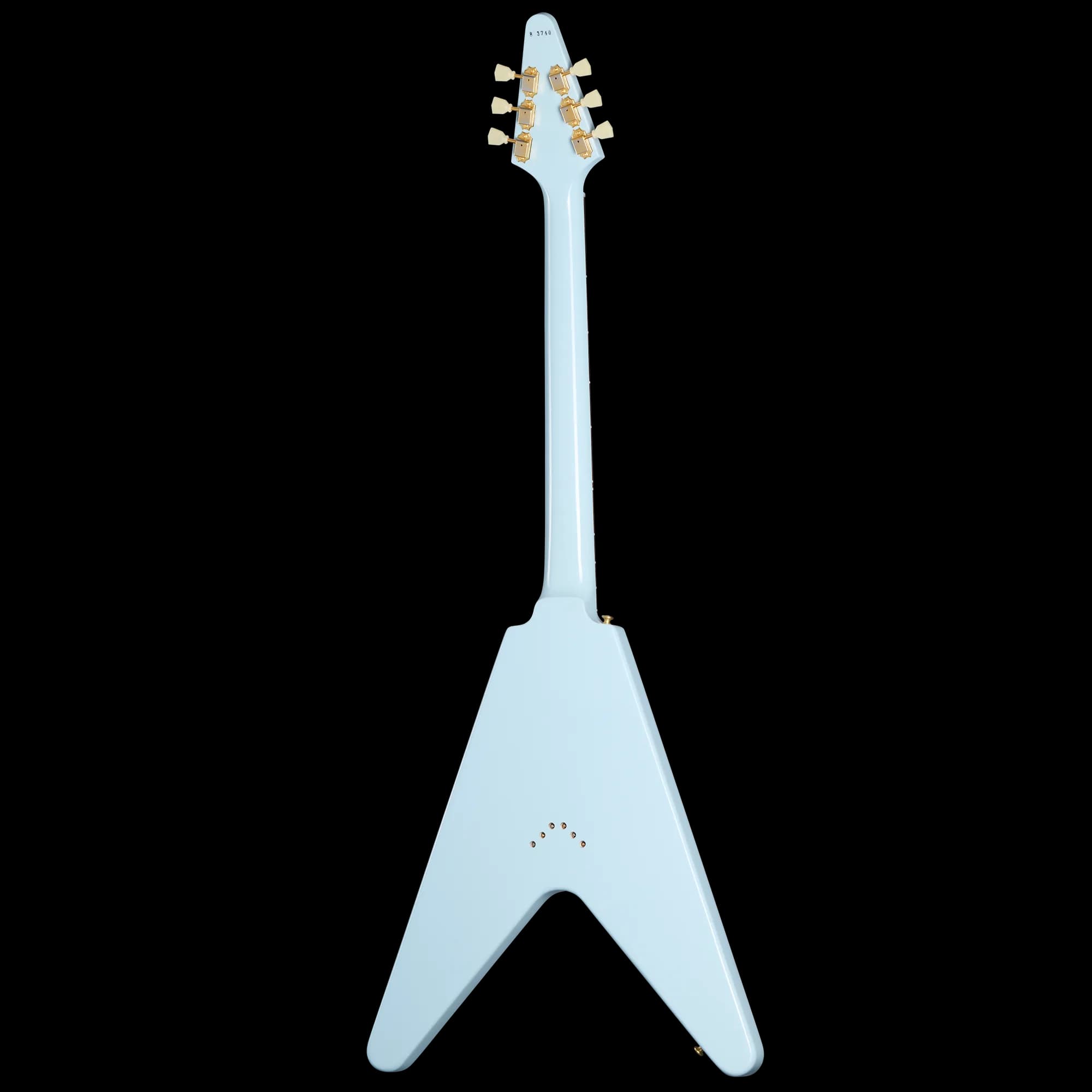 Gibson 1958 Korina Flying V Reissue, Frost Blue VOS — photo 3