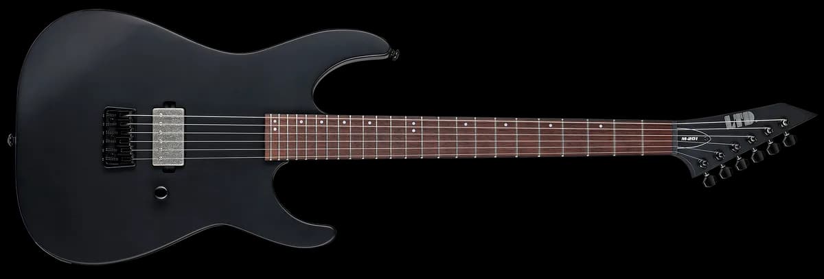 ESP M-201HT BLACK SATIN