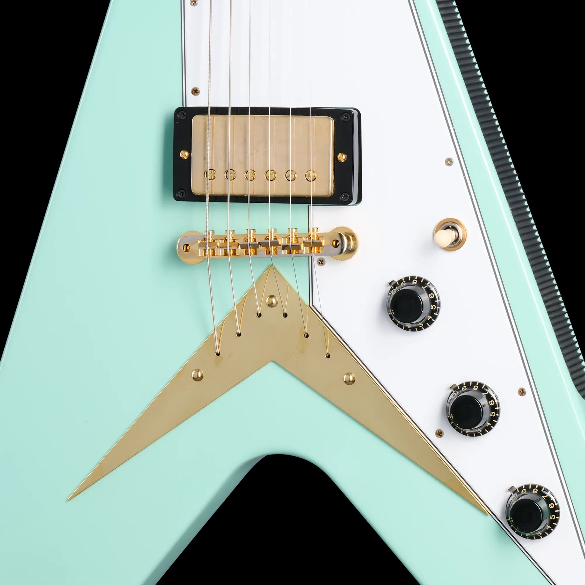 Gibson 1958 Korina Flying V Reissue, Kerry Green VOS — photo 6