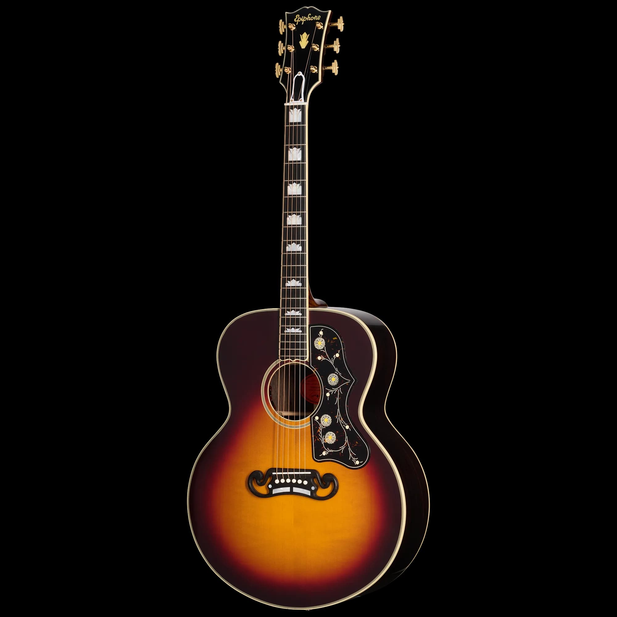 Epiphone IGC Pre-War SJ-200 Rosewood Reissue, Vintage Sunburst — photo 3