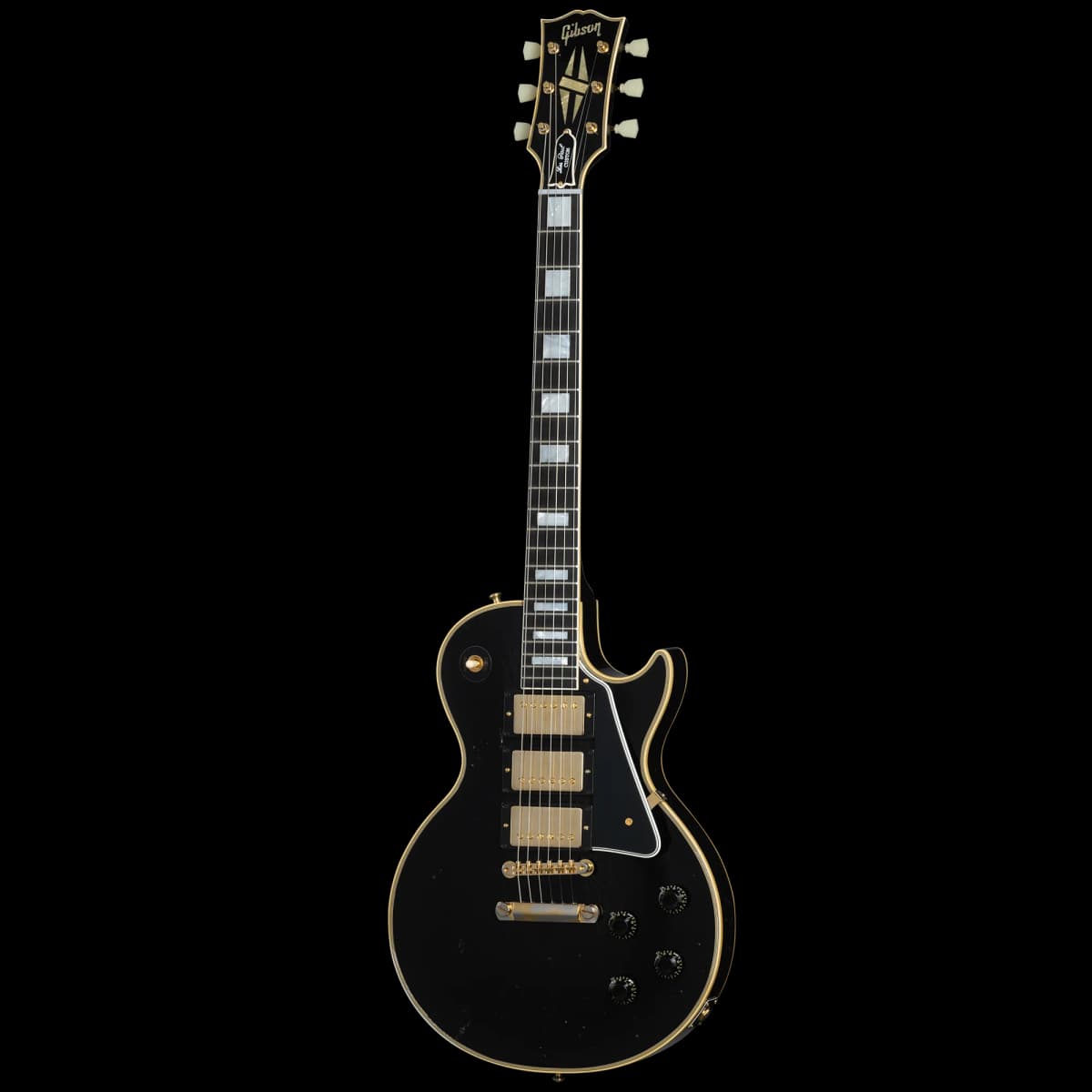 Gibson 1957 Les Paul Custom Reissue 3-Pickup, Light Aged, Ebony — photo 3