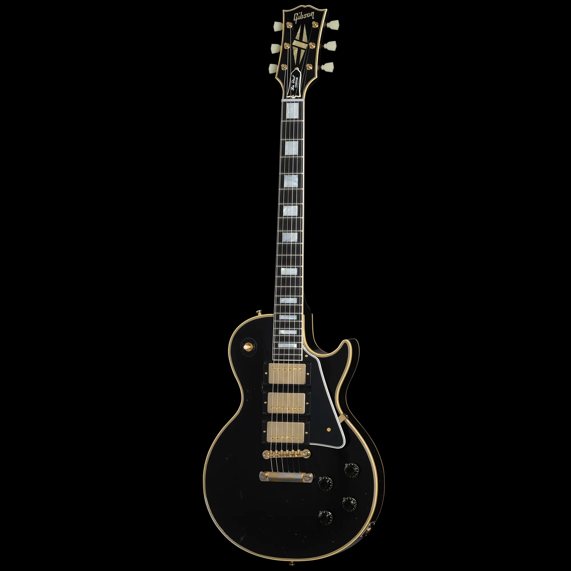 Gibson 1957 Les Paul Custom Reissue 3-Pickup, Light Aged, Ebony — photo 3