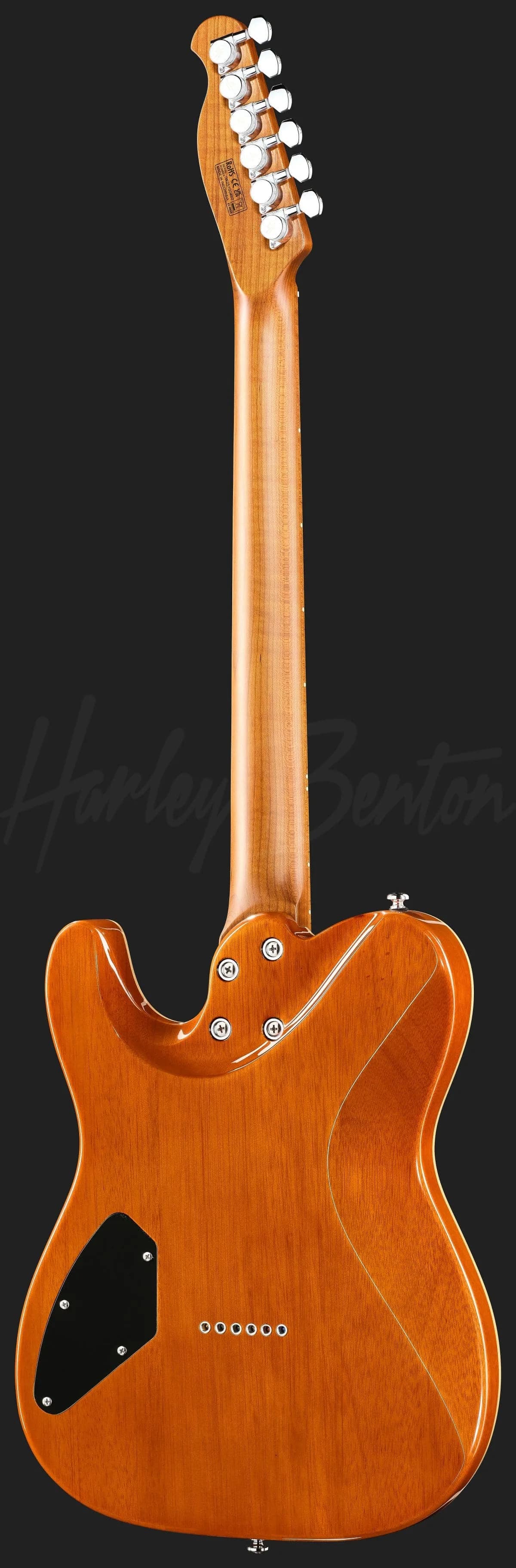 Harley Benton Fusion-T II HH MN HT QBLB — photo 3