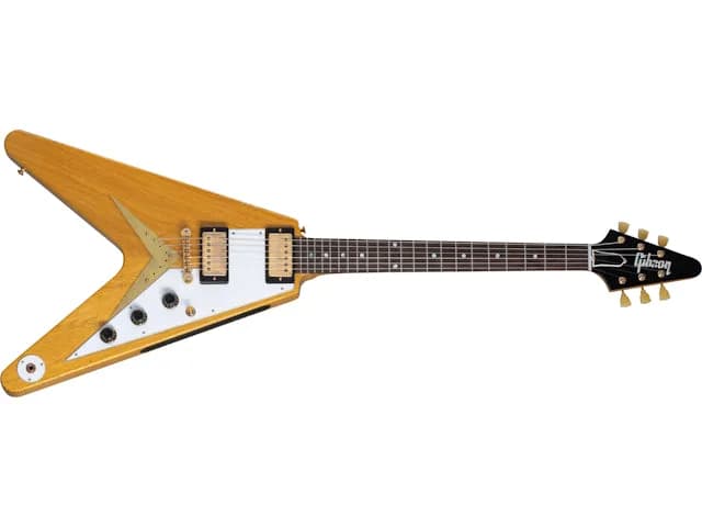 Gibson 58 Korina Flying V Brazilian Rosewood Fingerboard, Aged Natural — photo 7