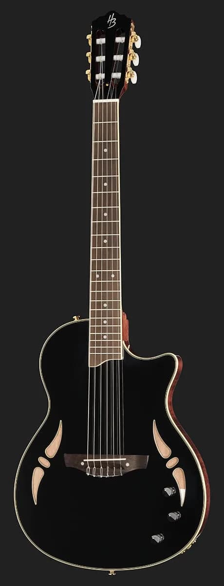 Harley Benton Nashville Nylon Black — photo 8